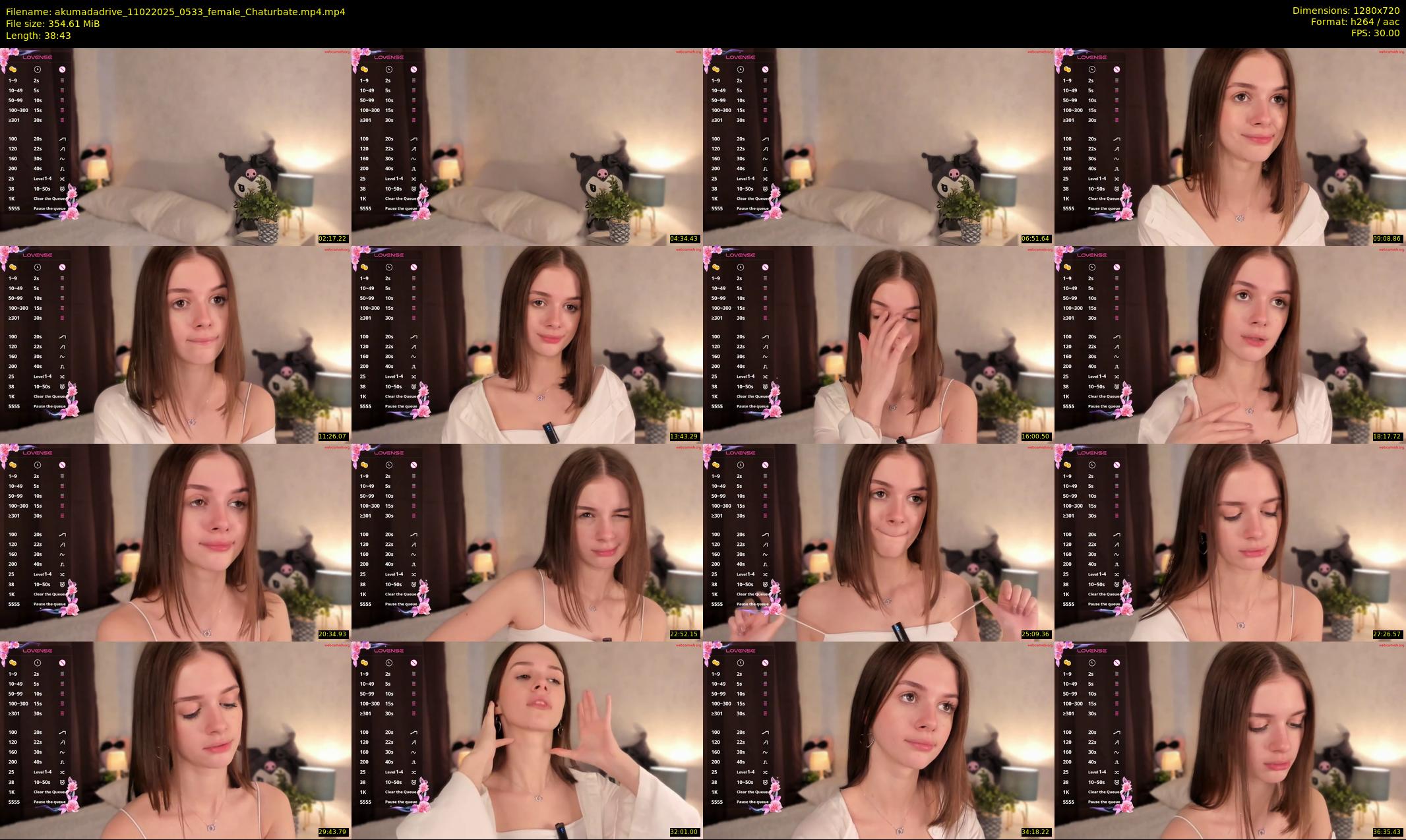 akumadadrive — 39 minute Chaturbate female cam show recording, 720p, Feb 11, 2025
