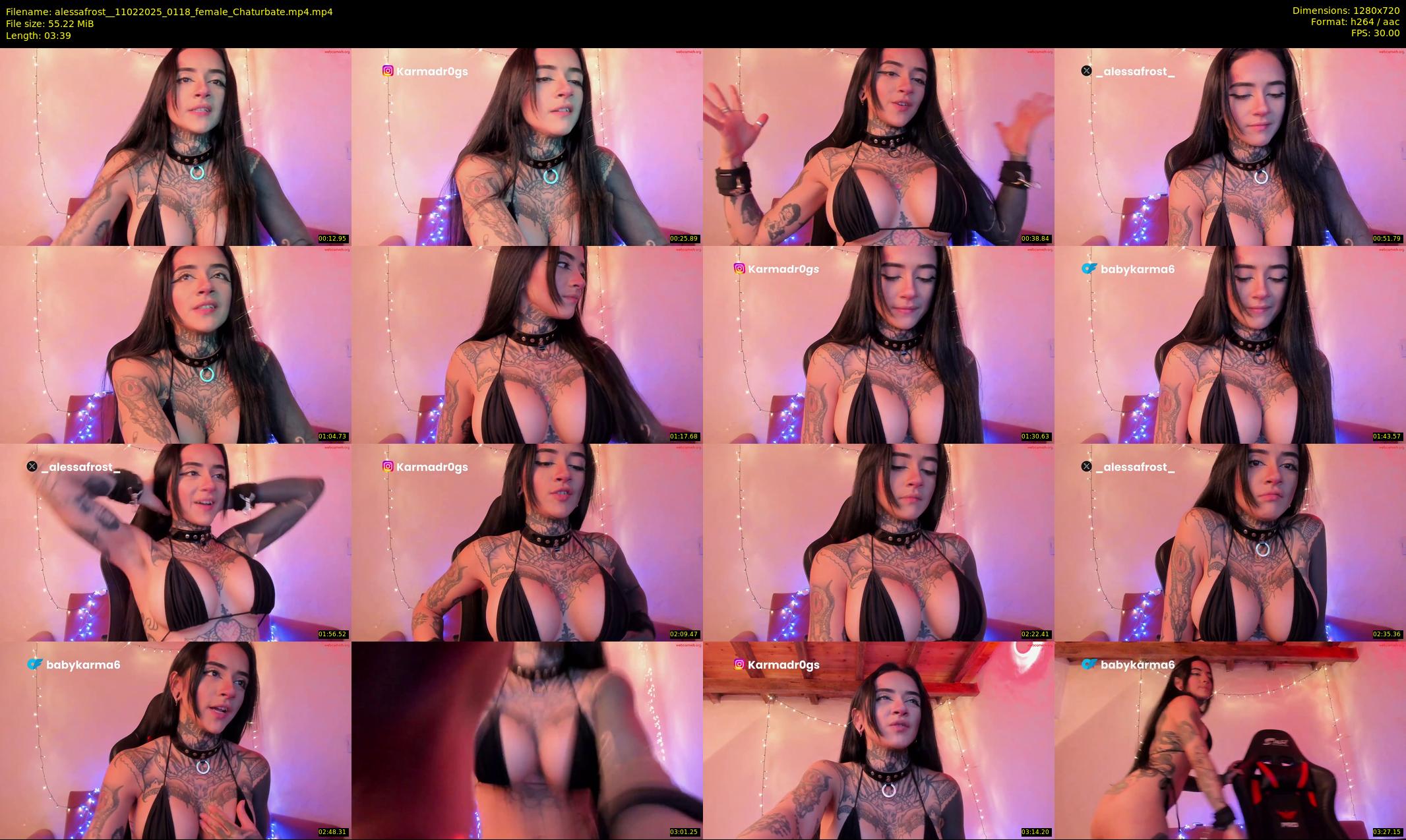alessafrost_ — 4 minute Chaturbate female cam show recording, 720p, Feb 11, 2025
