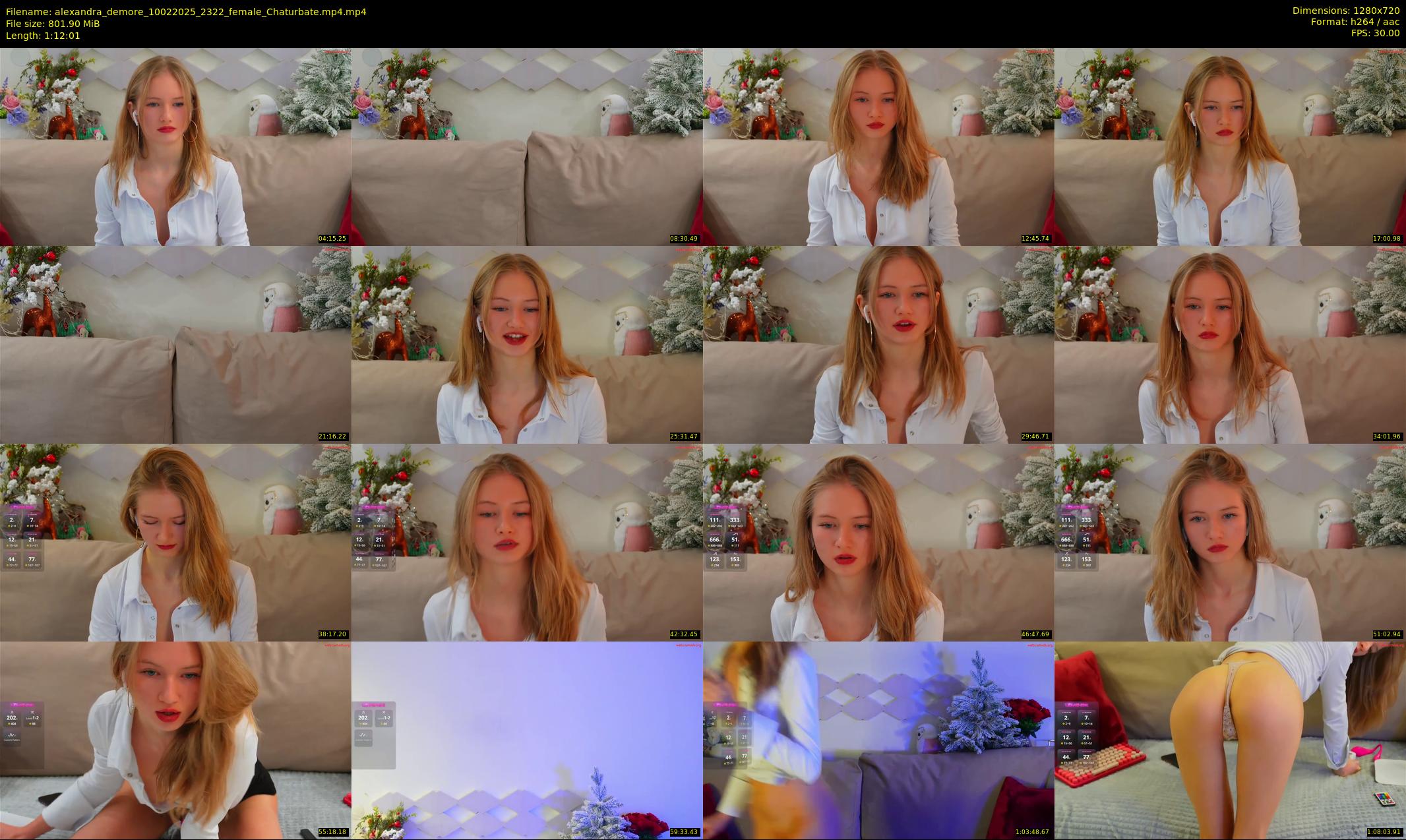 alexandra_demore — 73 minute Chaturbate female cam show recording, 720p, Feb 10, 2025