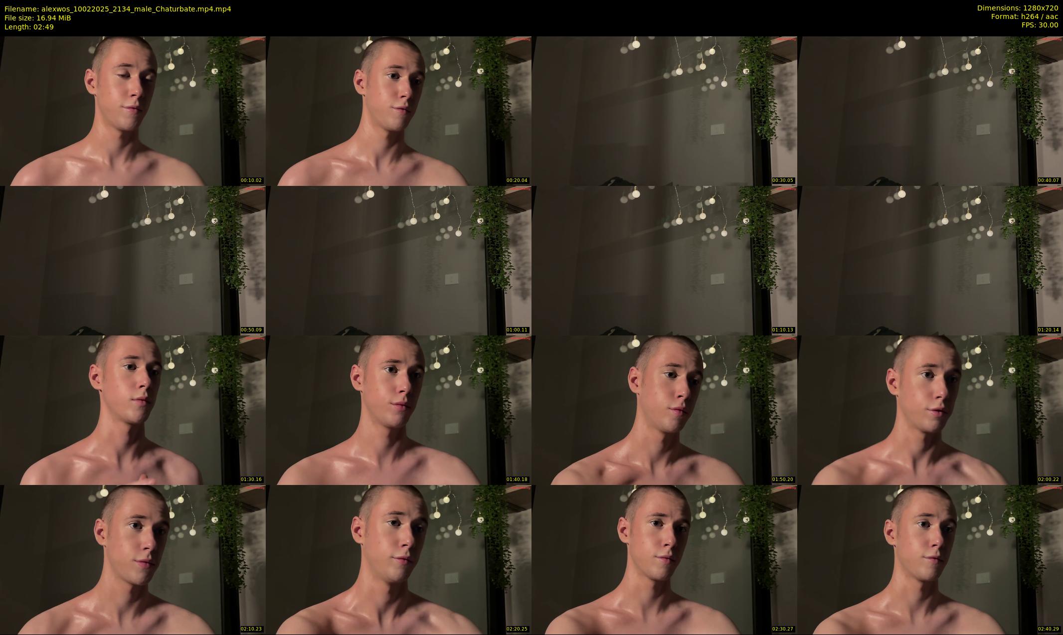alexwos — 3 minute Chaturbate male cam show recording, 720p, Feb 10, 2025