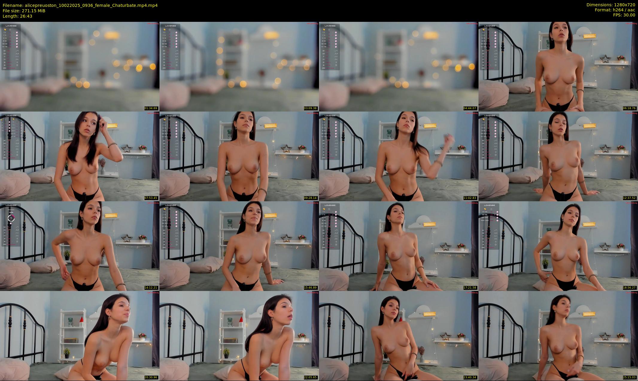 alicepreuoston — 27 minute Chaturbate female cam show recording, 720p, Feb 10, 2025