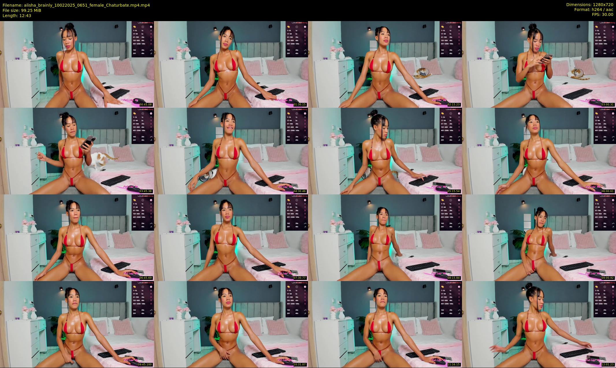 alisha_brainly — 13 minute Chaturbate female cam show recording, 720p, Feb 10, 2025