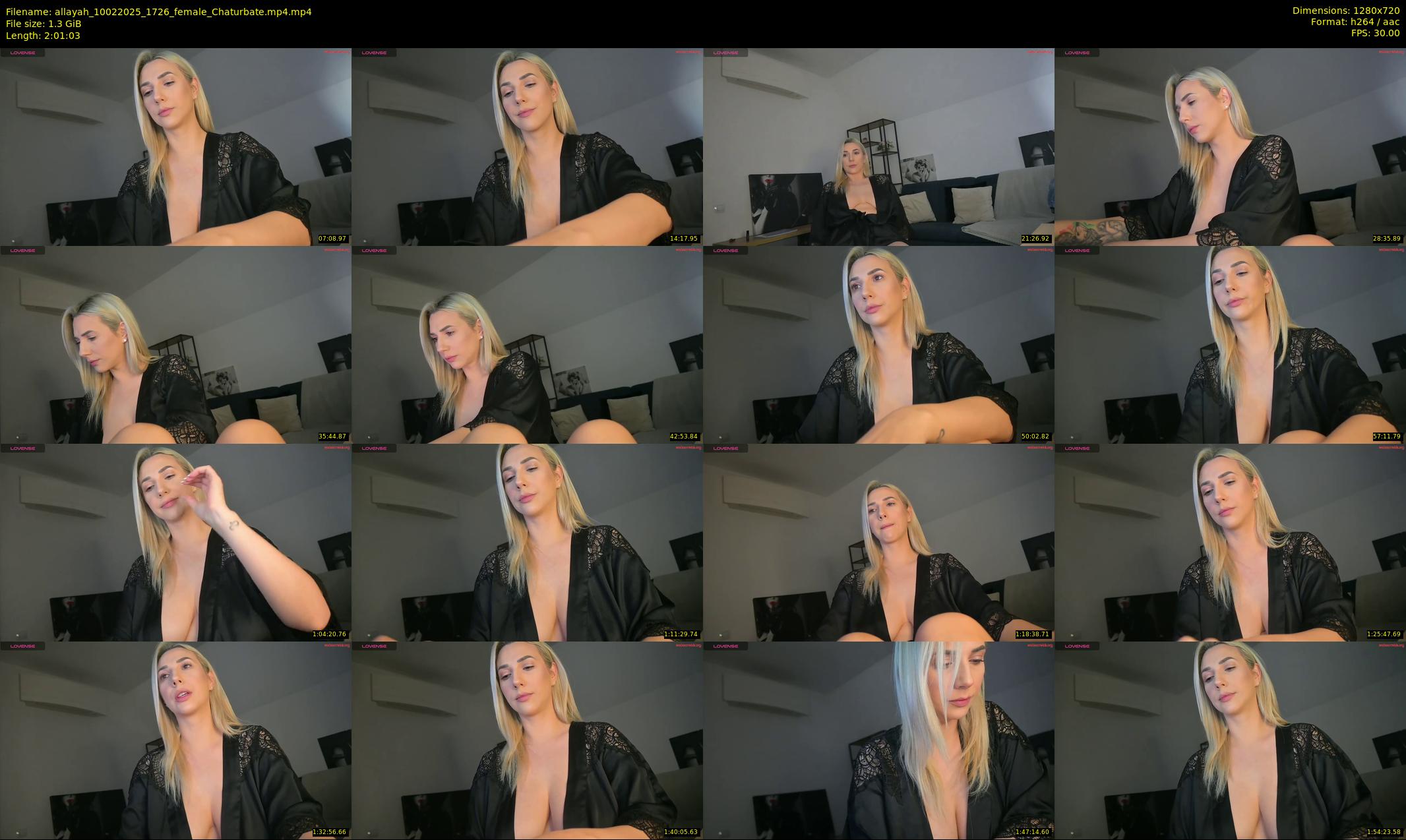 allayah — 122 minute Chaturbate female cam show recording, 720p, Feb 10, 2025
