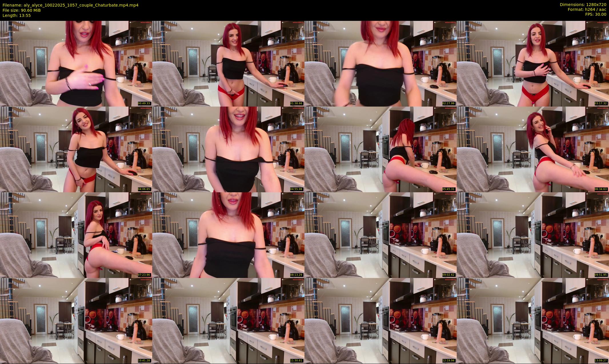 aly_alyce — 14 minute Chaturbate female cam show recording, 720p, Feb 10, 2025