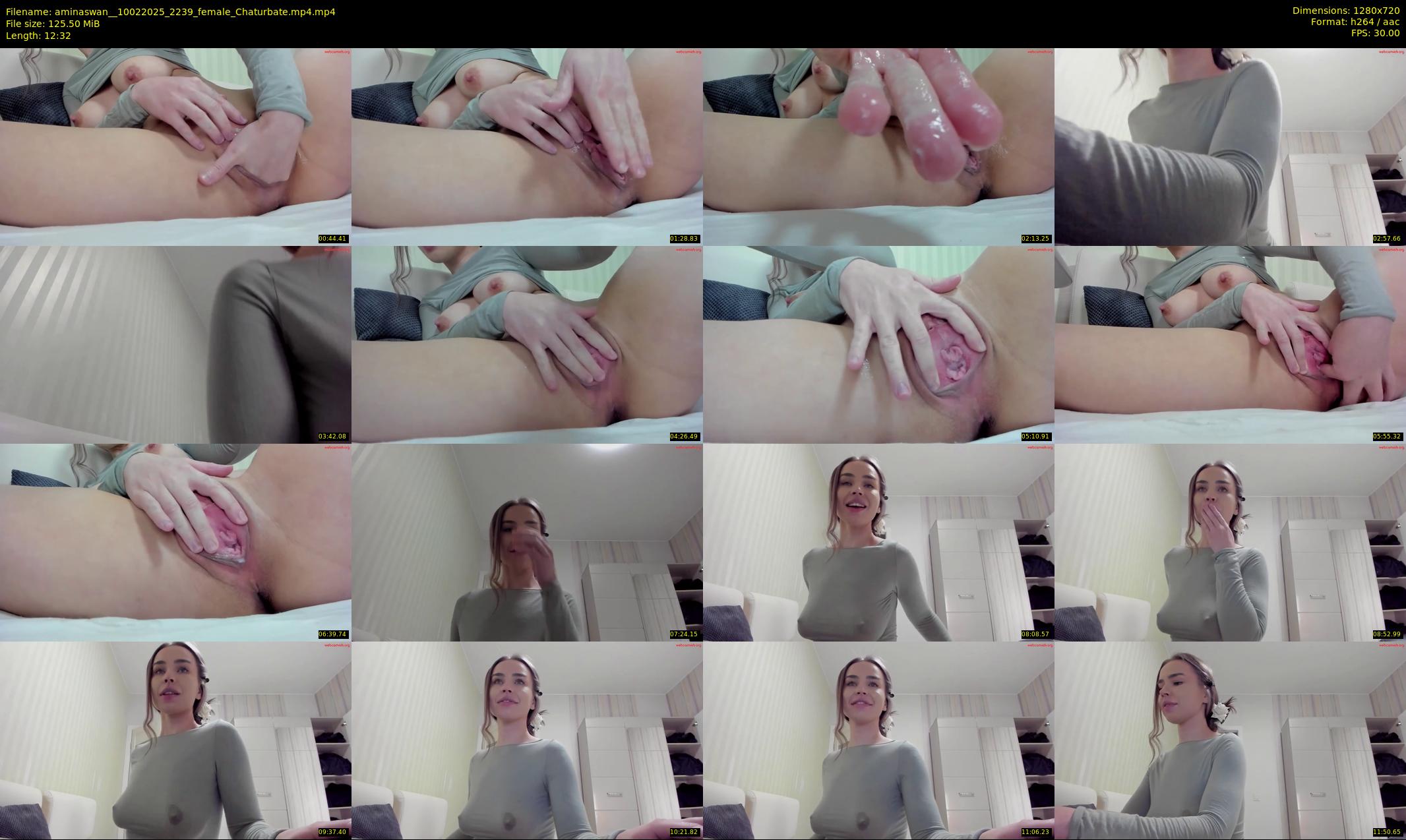 aminaswan_ — 13 minute Chaturbate female cam show recording, 720p, Feb 10, 2025
