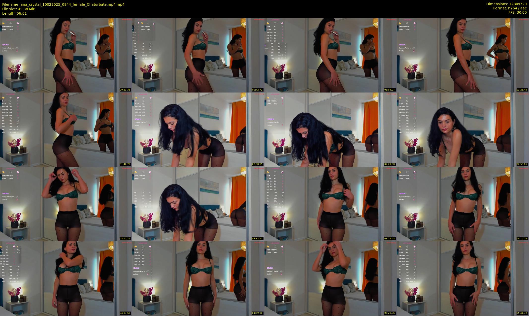ana_crystal — 7 minute Chaturbate female cam show recording, 720p, Feb 10, 2025