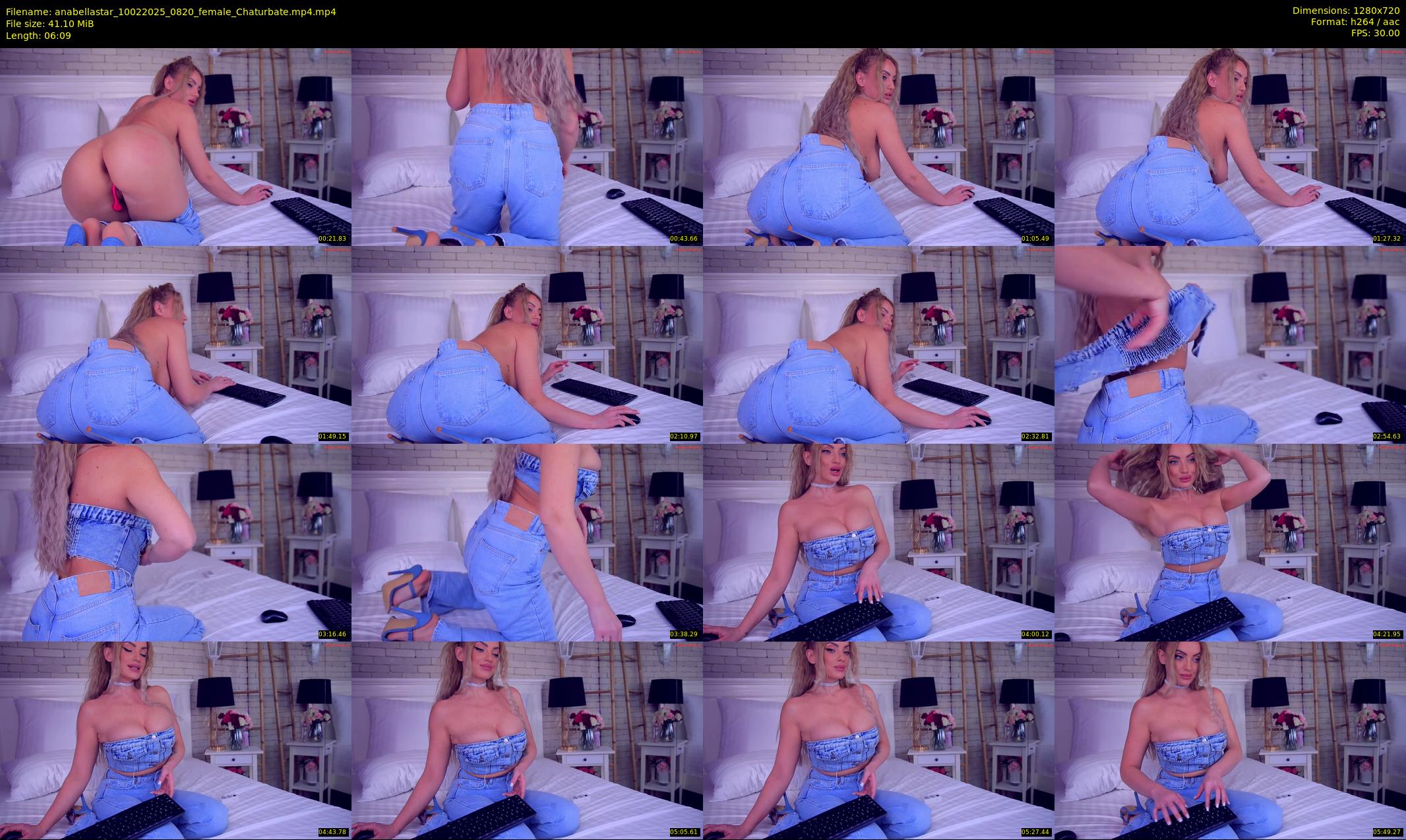 anabellastar — 7 minute Chaturbate female cam show recording, 720p, Feb 10, 2025