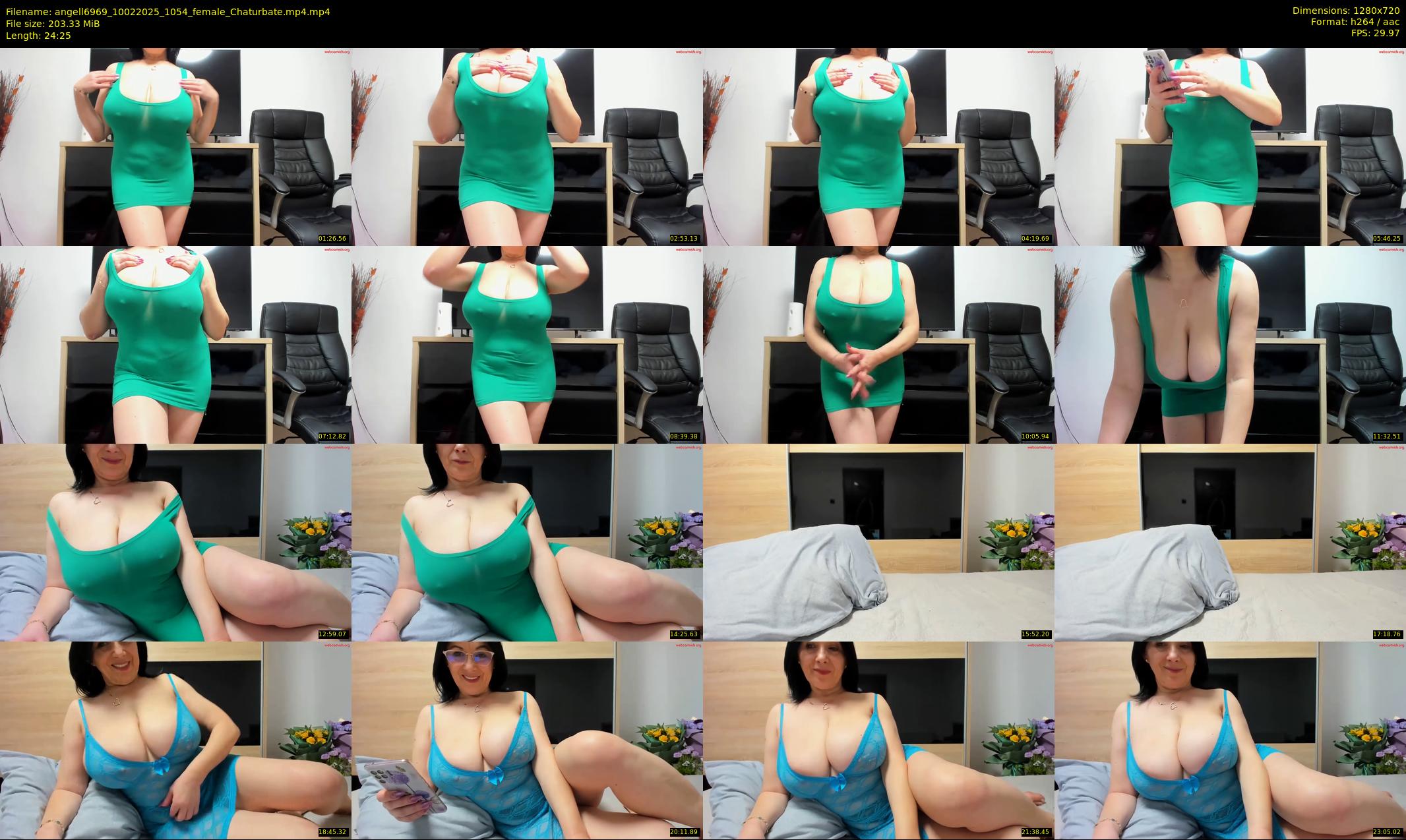 angell6969 — 25 minute Chaturbate female cam show recording, 720p, Feb 10, 2025