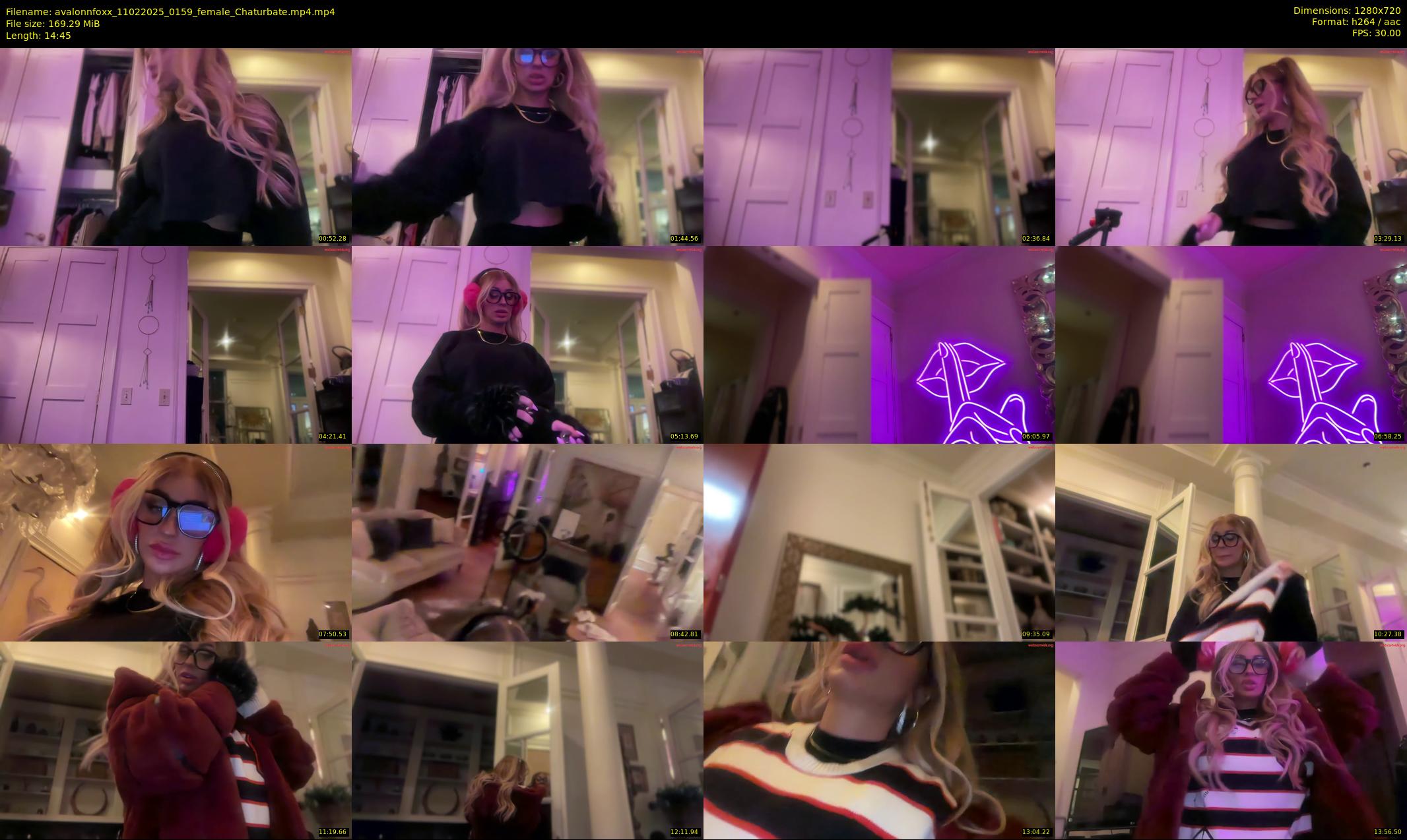 avalonnfoxx — 15 minute Chaturbate female cam show recording, 720p, Feb 11, 2025