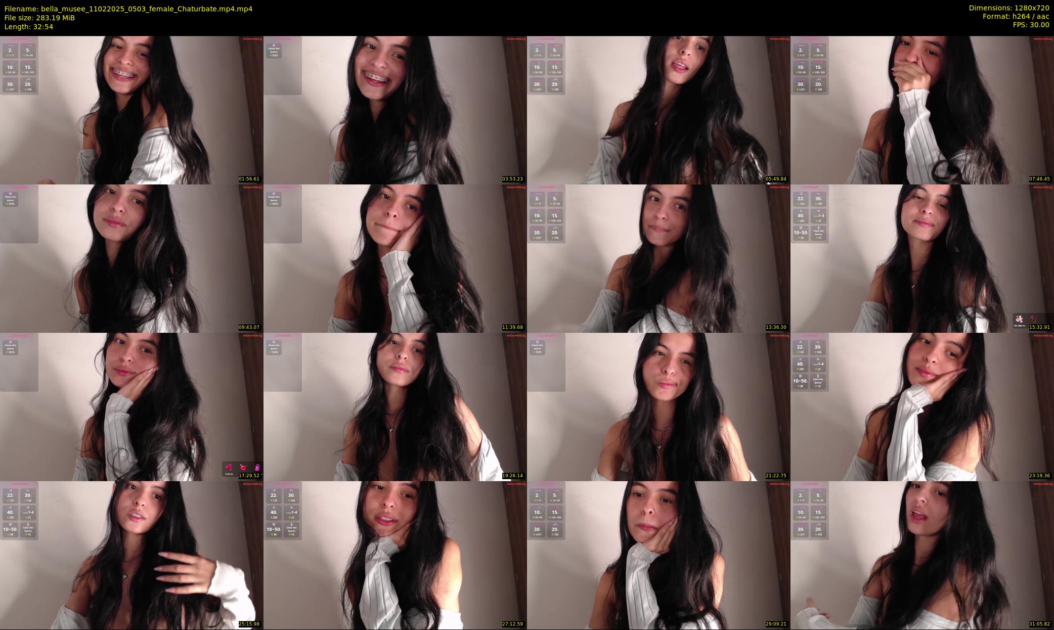 bella_musee — 33 minute Chaturbate female cam show recording, 720p, Feb 11, 2025