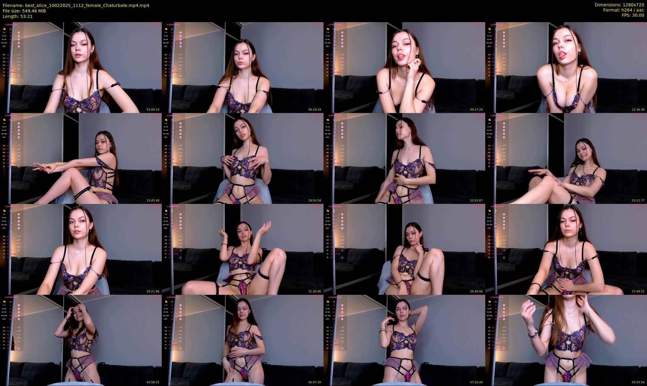 best_alice — 54 minute Chaturbate female cam show recording, 720p, Feb 10, 2025