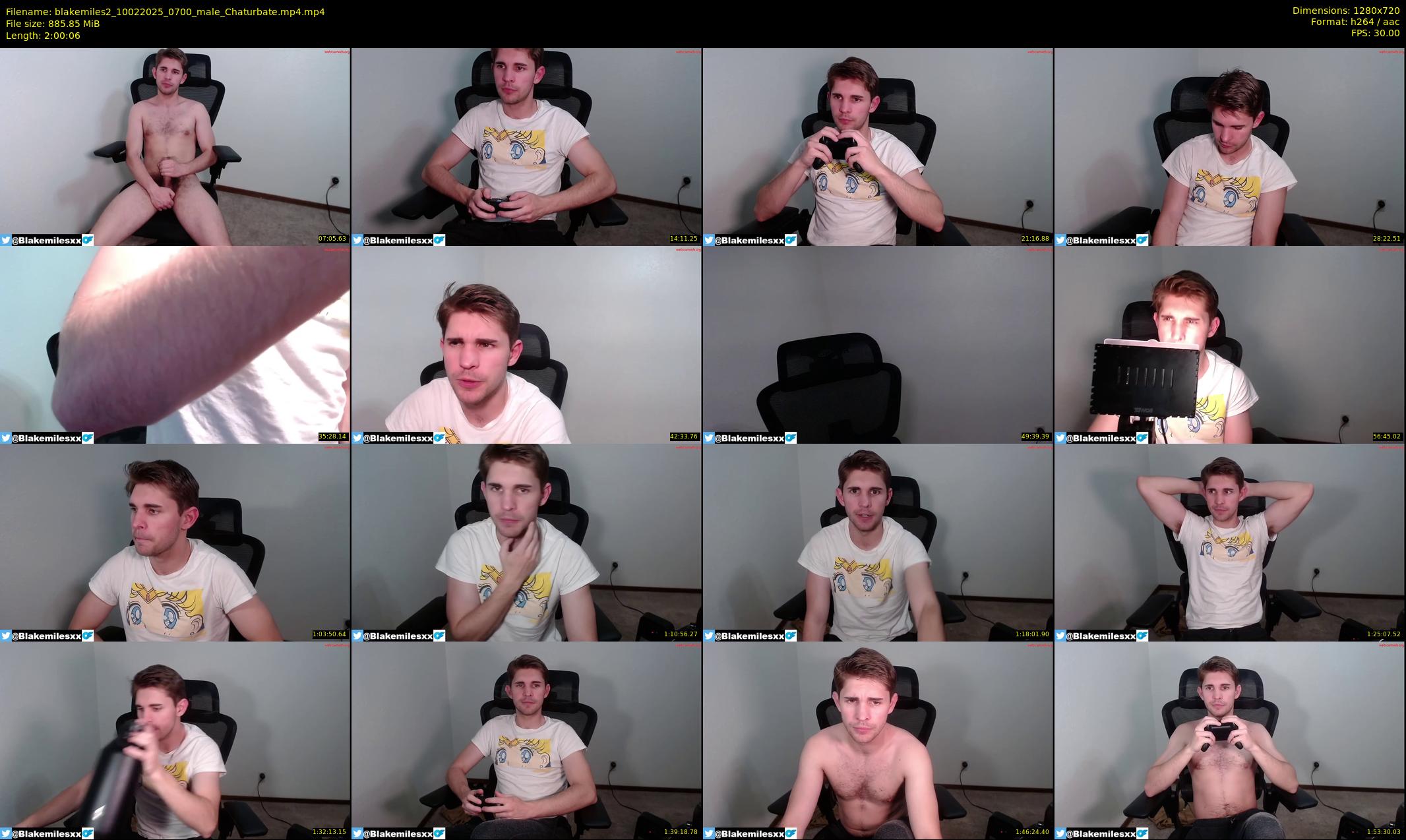 blakemiles2 — 121 minute Chaturbate male cam show recording, 720p, Feb 10, 2025