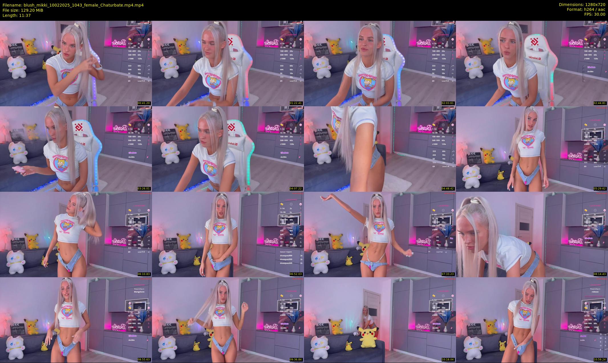 blush_mikki — 12 minute Chaturbate female cam show recording, 720p, Feb 10, 2025