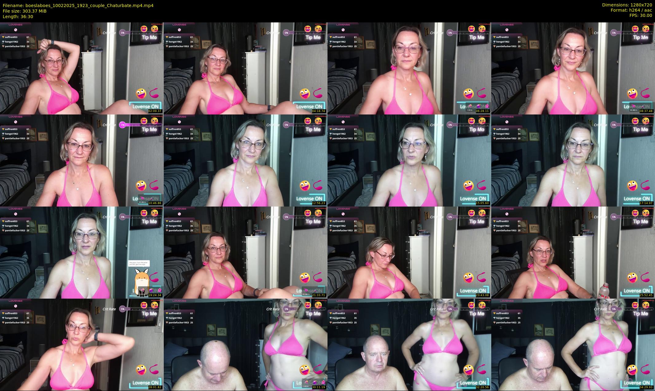 boeslaboes — 37 minute Chaturbate couple cam show recording, 720p, Feb 10, 2025
