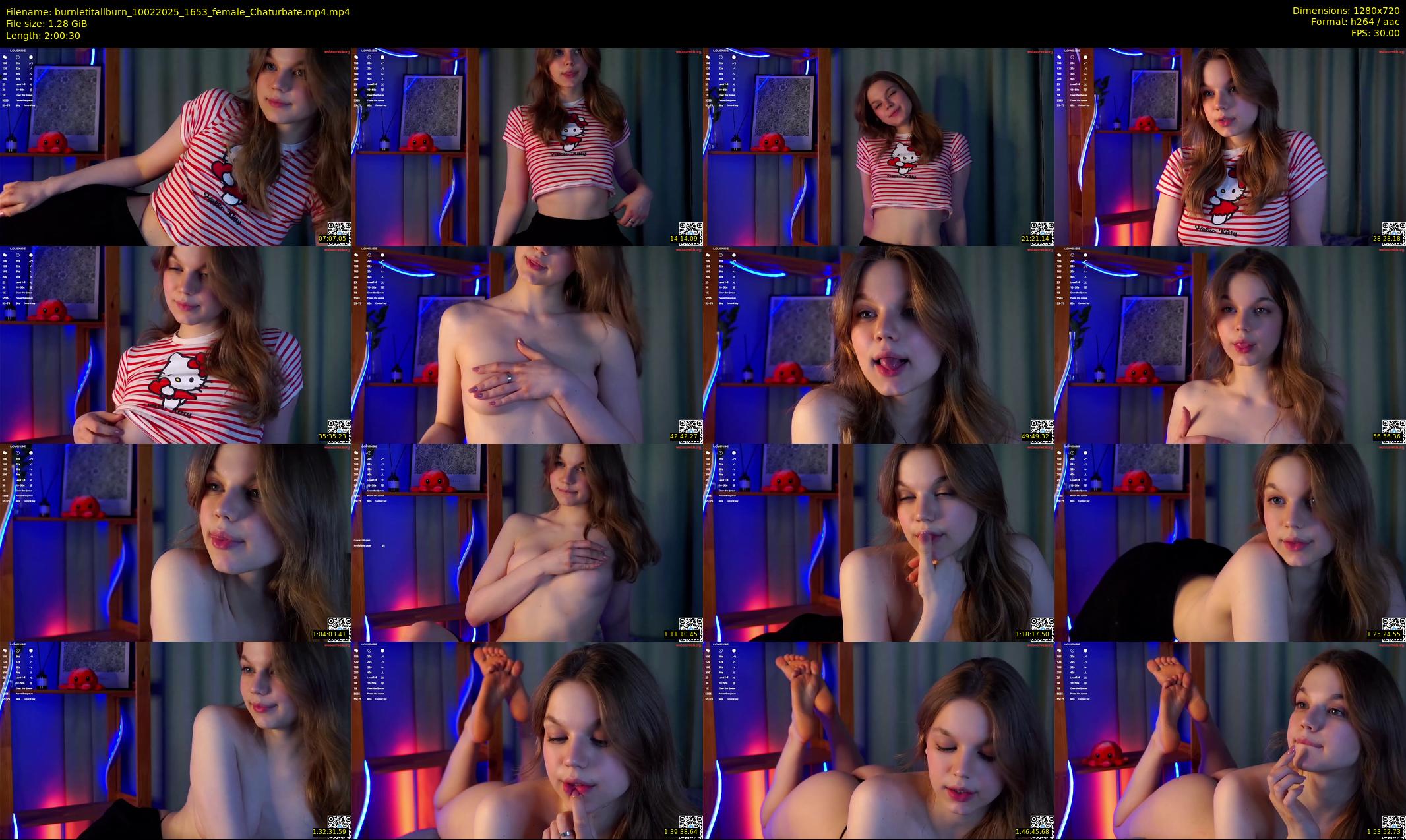 burnletitallburn — 121 minute Chaturbate female cam show recording, 720p, Feb 10, 2025