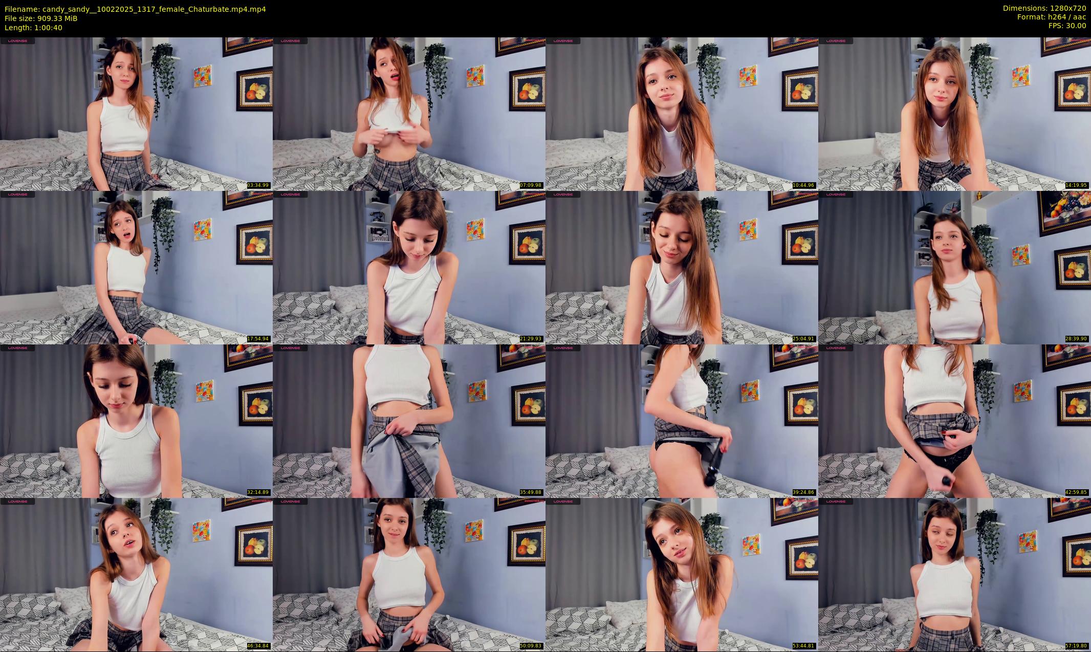 candy_sandy_ — 61 minute Chaturbate female cam show recording, 720p, Feb 10, 2025