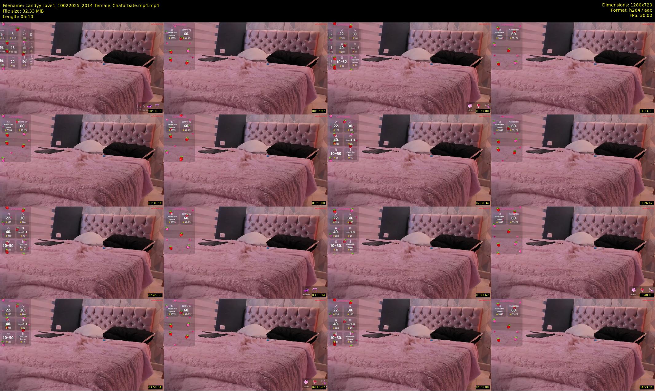 candyy_love1 — 6 minute Chaturbate female cam show recording, 720p, Feb 10, 2025