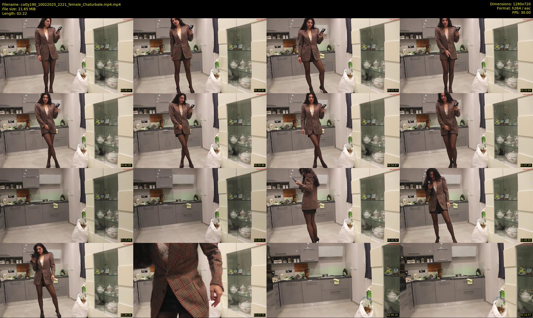 catty190 — 3 minute Chaturbate female cam show recording, 720p, Feb 10, 2025
