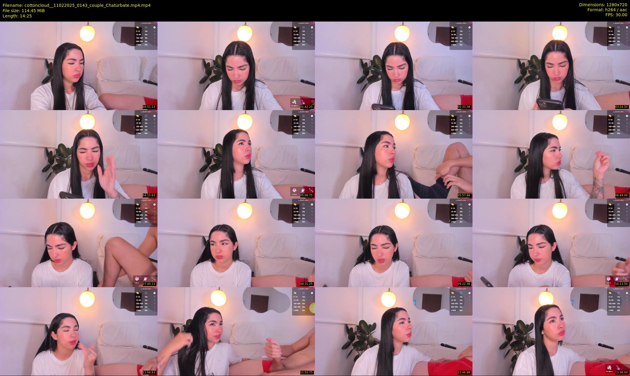 cottoncloud_ — 15 minute Chaturbate couple cam show recording, 720p, Feb 11, 2025