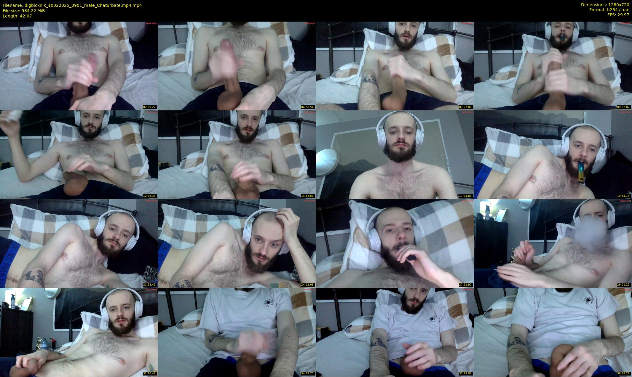 digbicknik — 43 minute Chaturbate male cam show recording, 720p, Feb 10, 2025