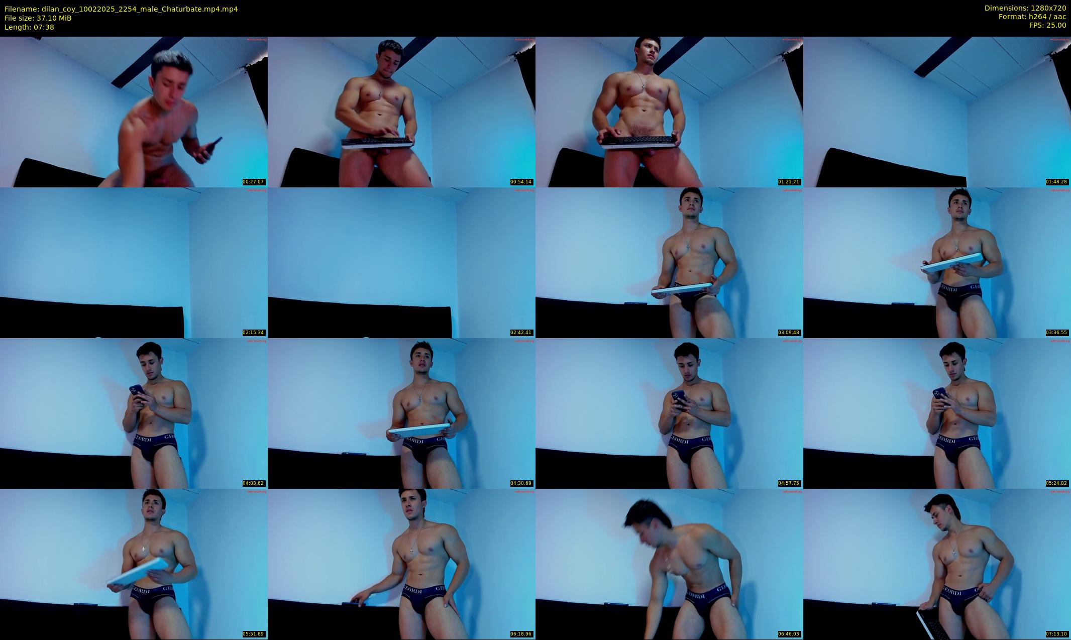 dilan_coy — 8 minute Chaturbate male cam show recording, 720p, Feb 10, 2025