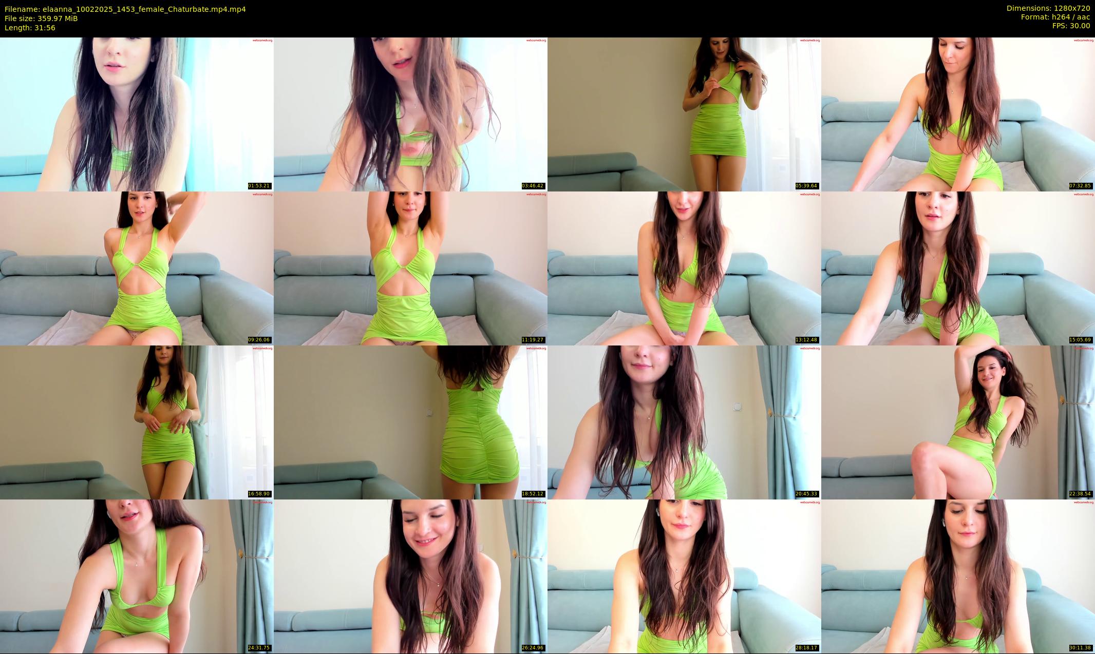 elaanna — 32 minute Chaturbate female cam show recording, 720p, Feb 10, 2025