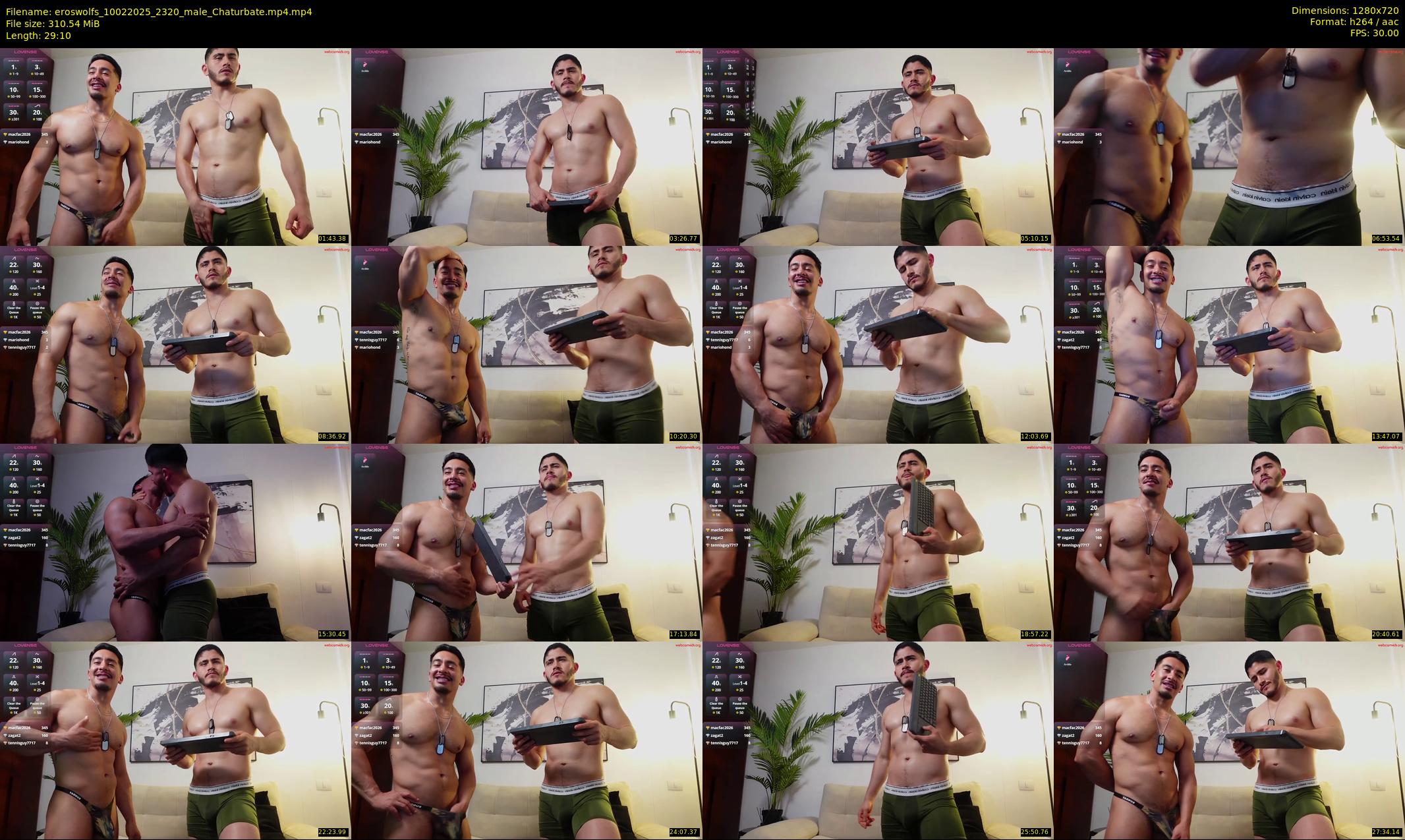 eroswolfs — 30 minute Chaturbate male cam show recording, 720p, Feb 10, 2025