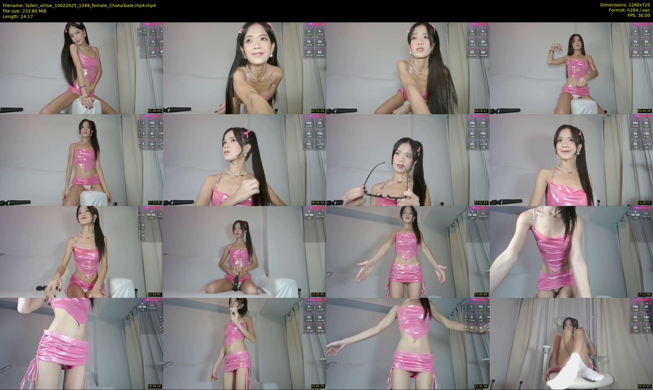 fallen_virtue — 25 minute Chaturbate female cam show recording, 720p, Feb 10, 2025