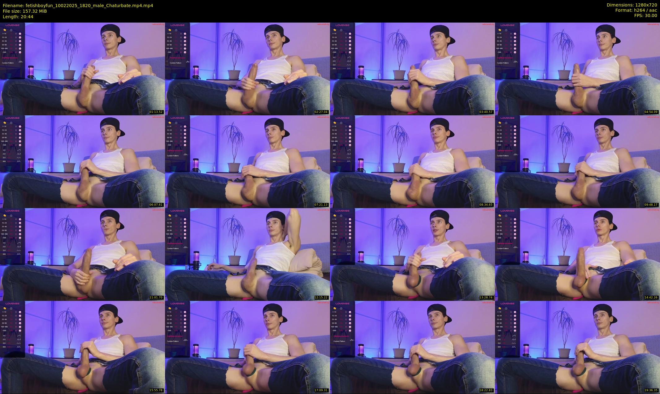 fetishboyfun — 21 minute Chaturbate male cam show recording, 720p, Feb 10, 2025