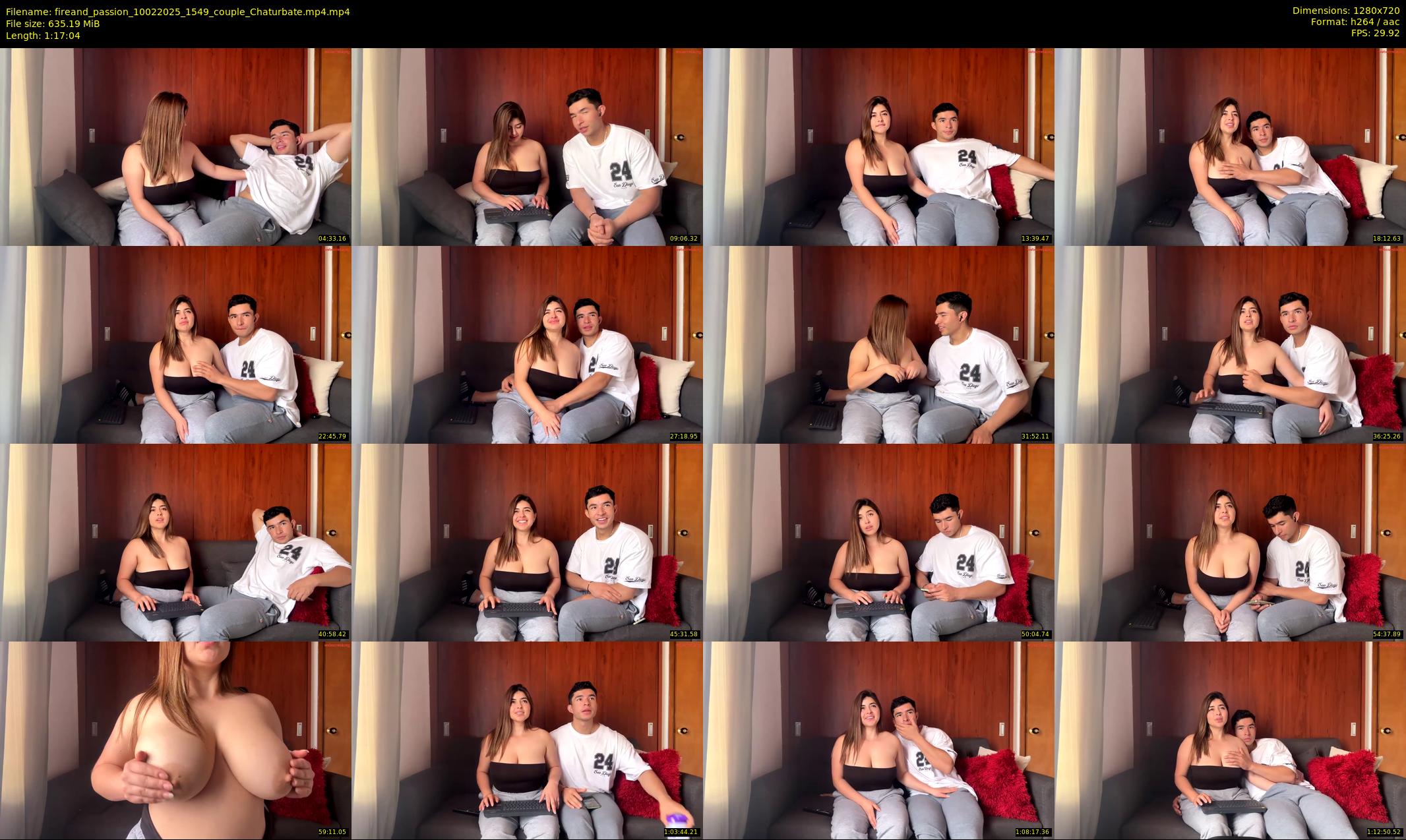 fireand_passion — 78 minute Chaturbate couple cam show recording, 720p, Feb 10, 2025