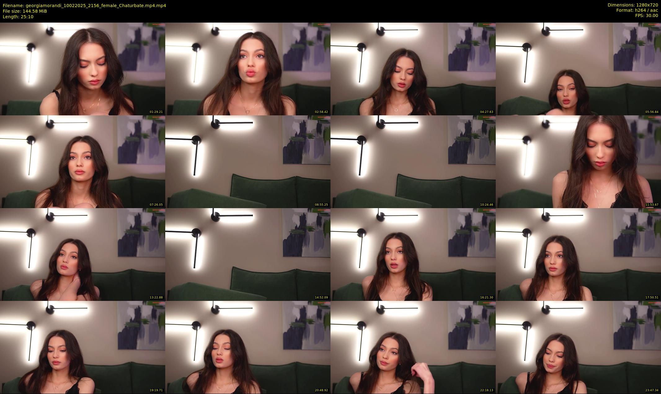 georgiamorandi — 26 minute Chaturbate female cam show recording, 720p, Feb 10, 2025