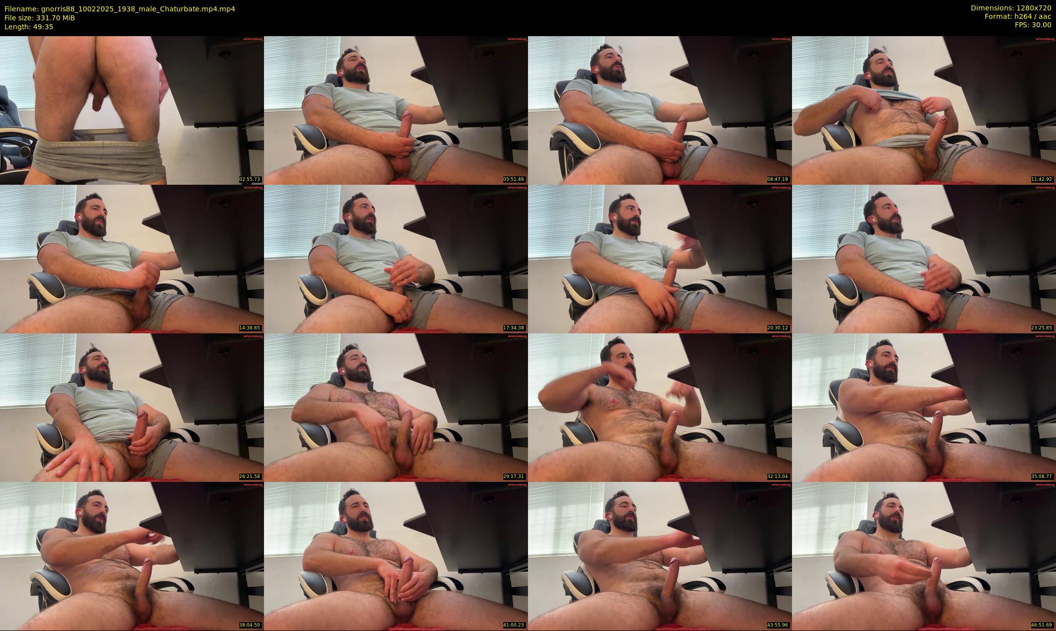 gnorris88 — 50 minute Chaturbate male cam show recording, 720p, Feb 10, 2025