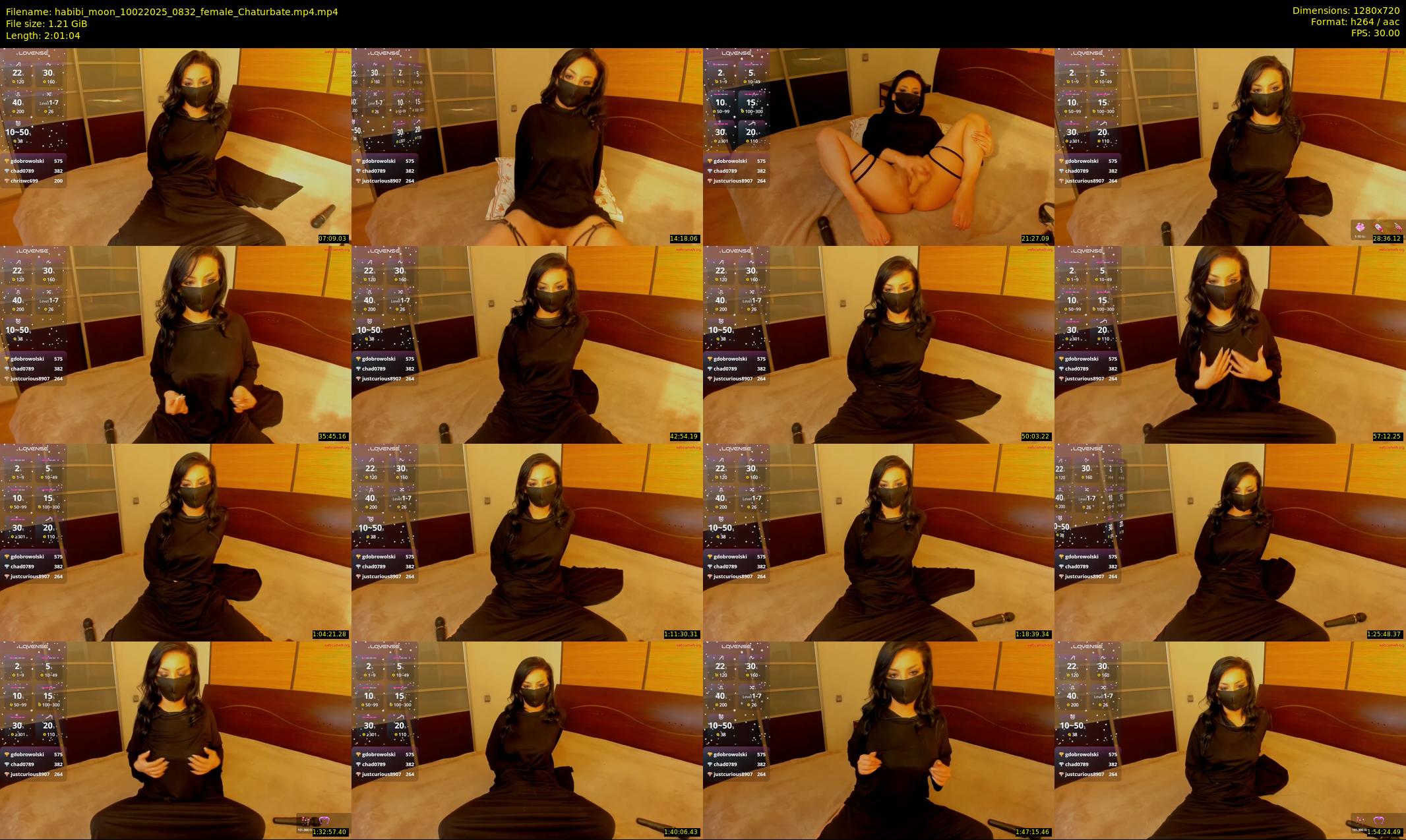 habibi_moon — 122 minute Chaturbate female cam show recording, 720p, Feb 10, 2025