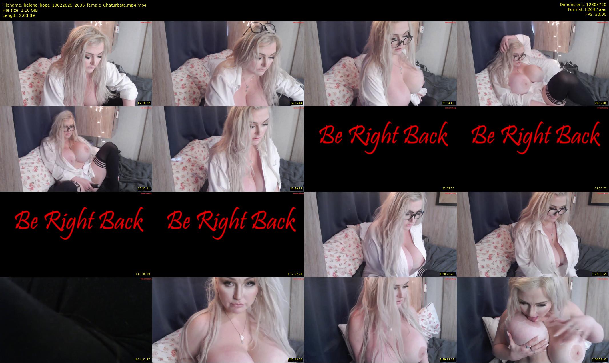 helena_hope — 124 minute Chaturbate female cam show recording, 720p, Feb 10, 2025
