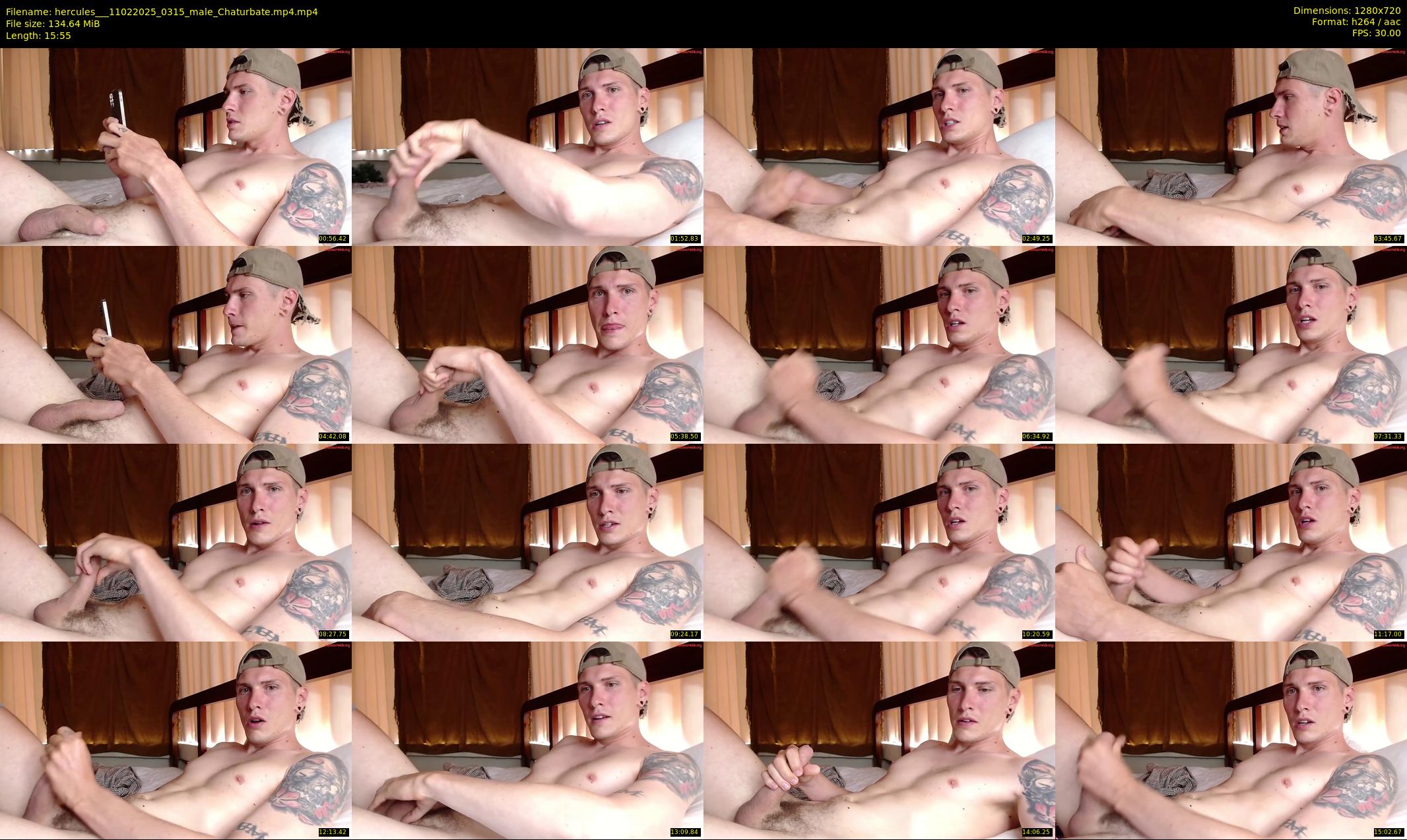 hercules__ — 16 minute Chaturbate male cam show recording, 720p, Feb 11, 2025