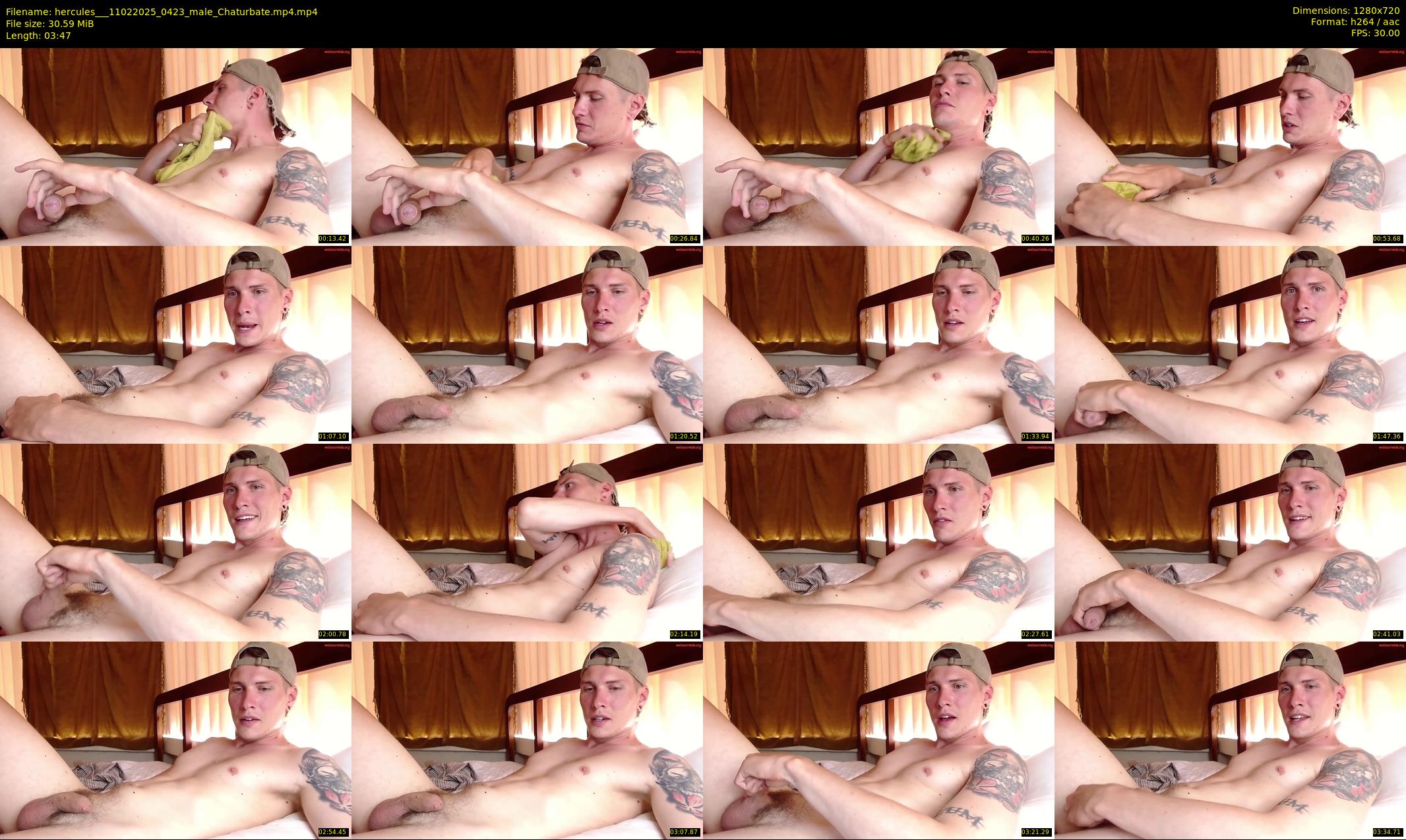 hercules__ — 4 minute Chaturbate male cam show recording, 720p, Feb 11, 2025