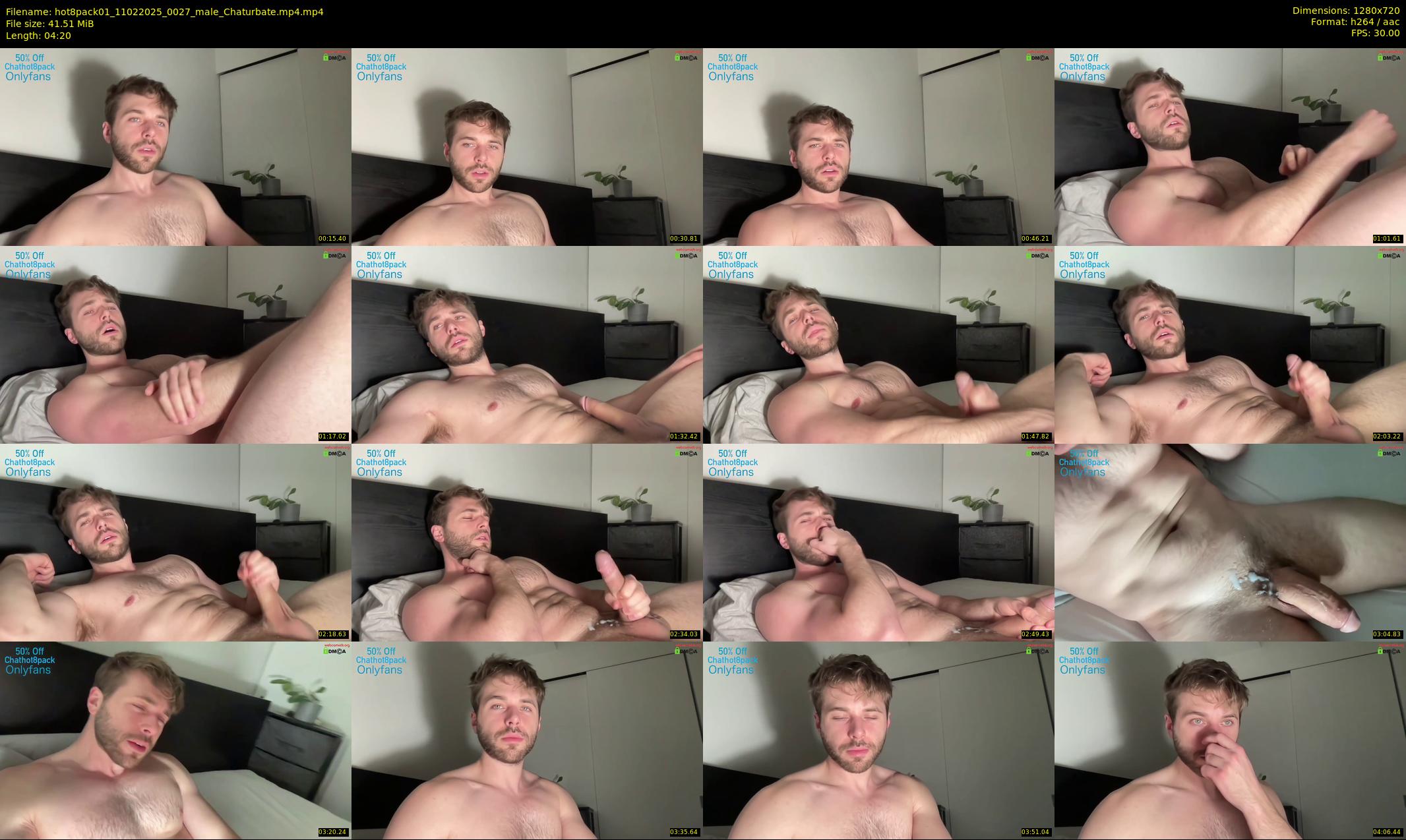 hot8pack01 — 5 minute Chaturbate male cam show recording, 720p, Feb 11, 2025