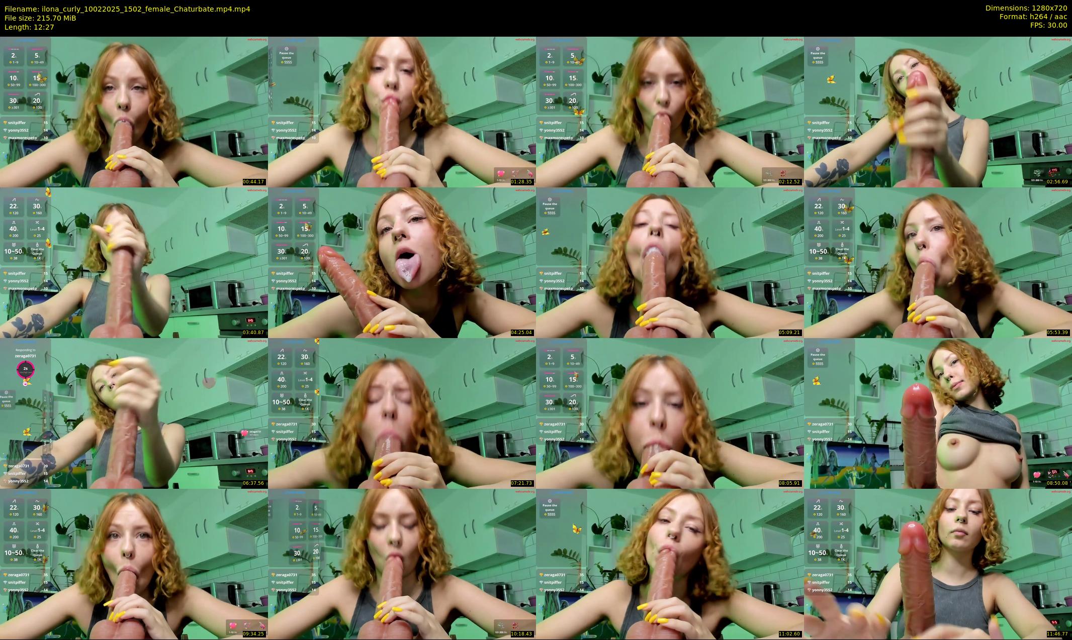ilona_curly — 13 minute Chaturbate female cam show recording, 720p, Feb 10, 2025