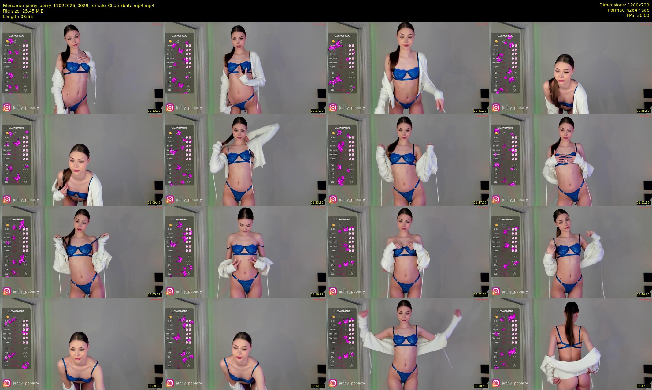 jenny_perry — 4 minute Chaturbate female cam show recording, 720p, Feb 11, 2025