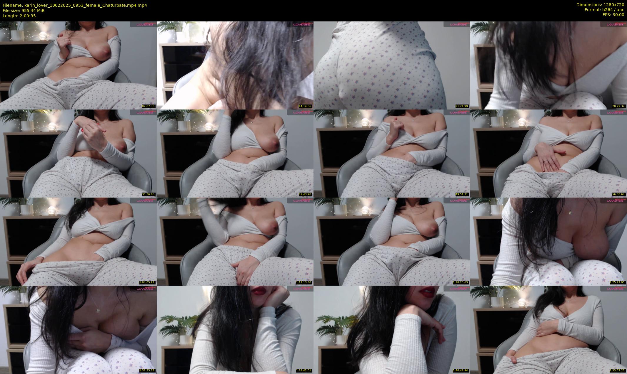 karin_lover — 121 minute Chaturbate female cam show recording, 720p, Feb 10, 2025