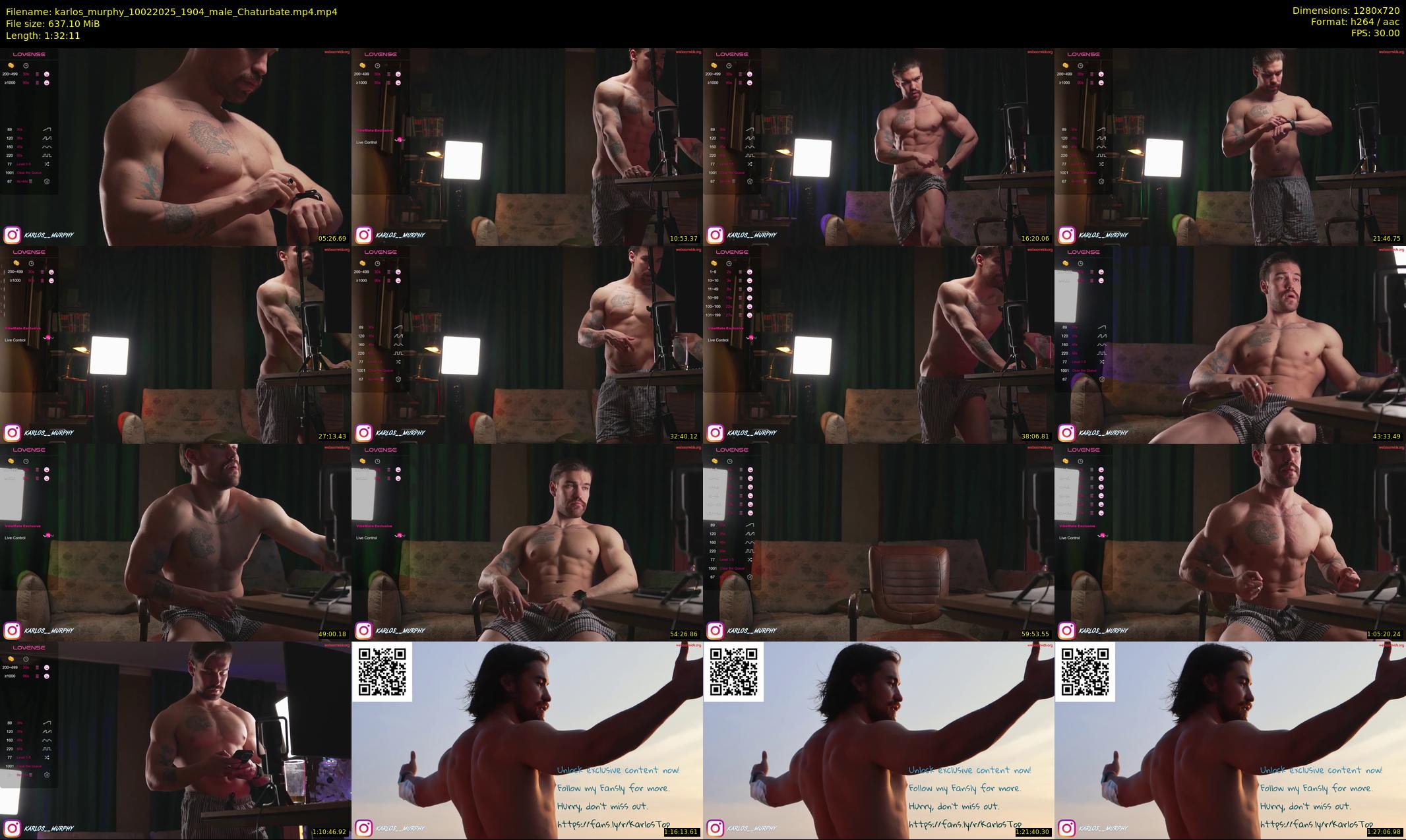 karlos_murphy — 93 minute Chaturbate male cam show recording, 720p, Feb 10, 2025
