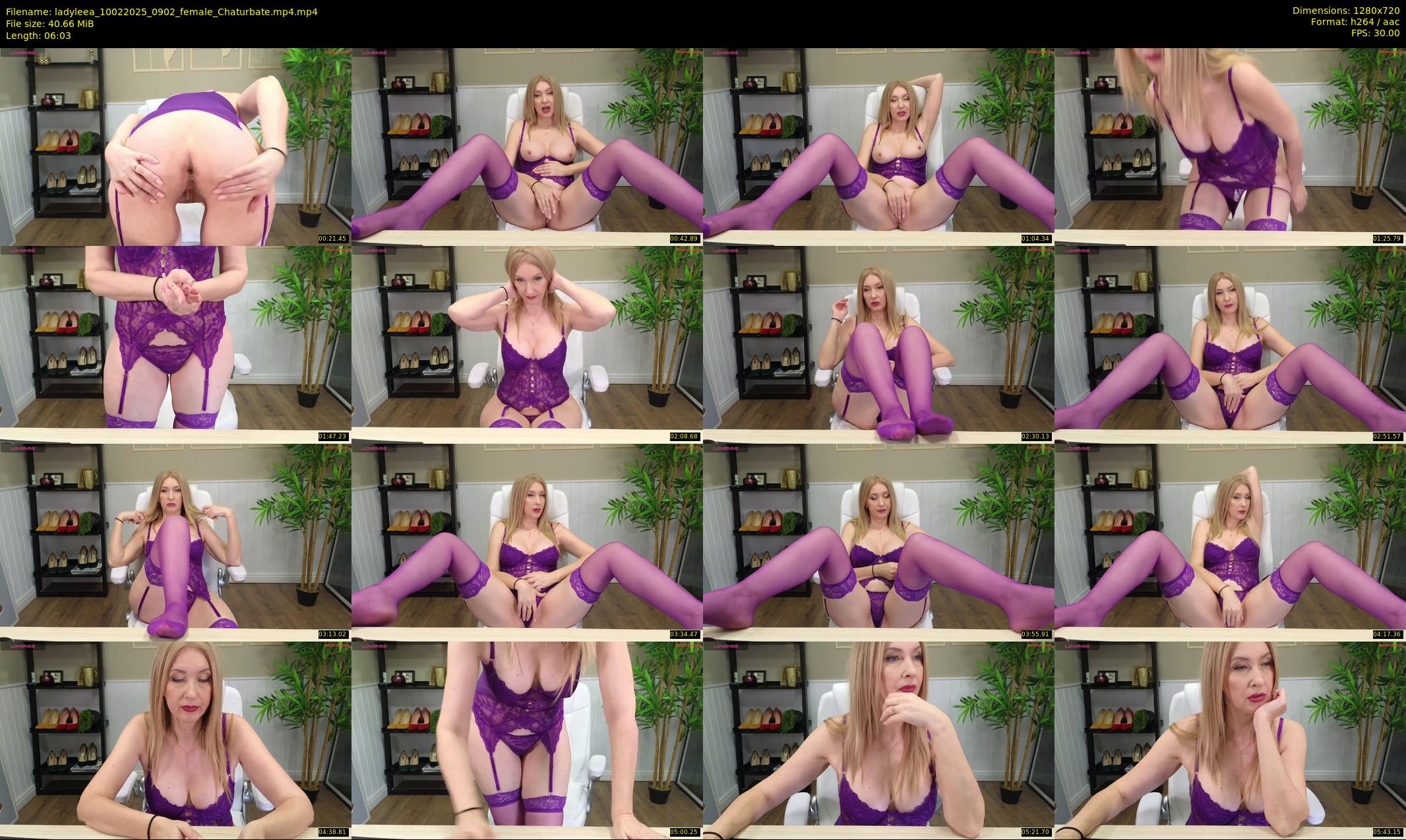 ladyleea — 7 minute Chaturbate female cam show recording, 720p, Feb 10, 2025