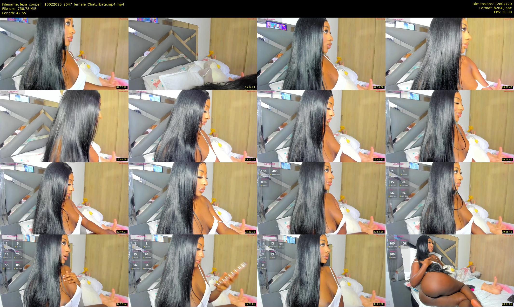 lexa_cooper_ — 43 minute Chaturbate female cam show recording, 720p, Feb 10, 2025