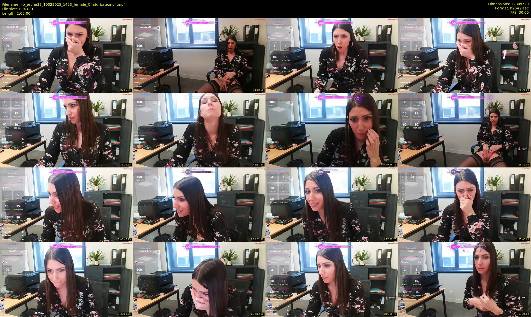 lib_ertine32 — 120 minute Chaturbate female cam show recording, 720p, Feb 10, 2025
