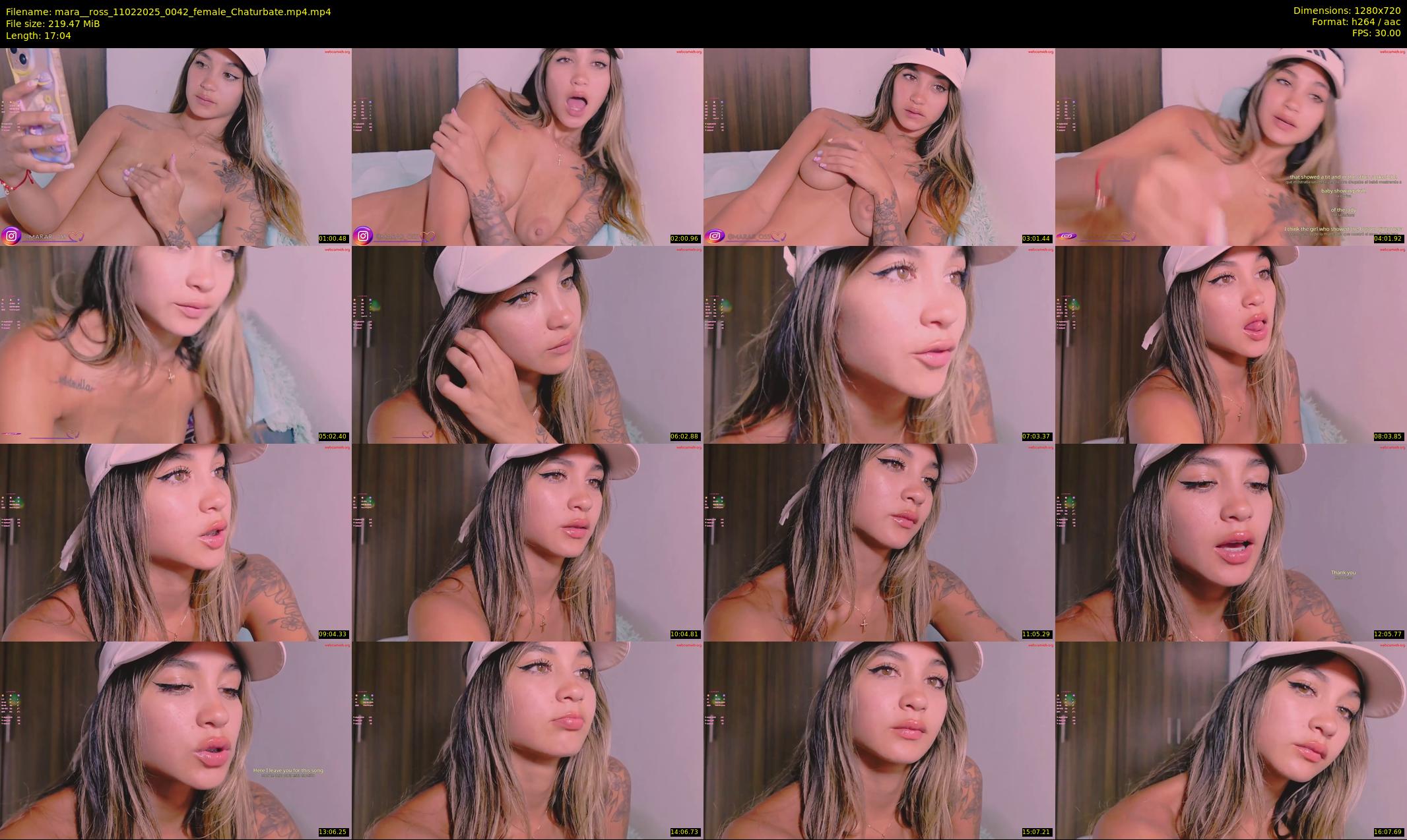 mara__ross — 18 minute Chaturbate female cam show recording, 720p, Feb 11, 2025