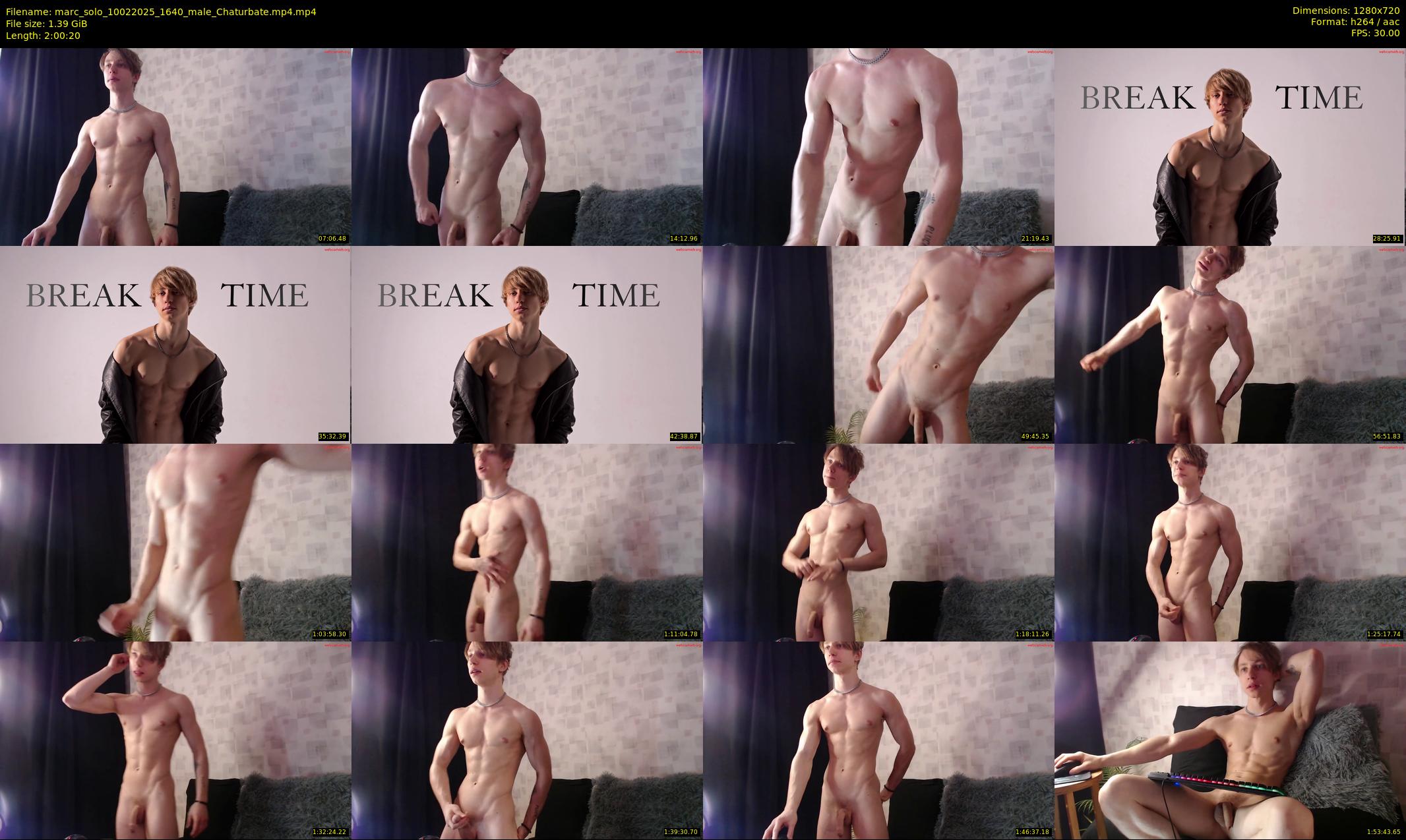 marc_solo — 121 minute Chaturbate male cam show recording, 720p, Feb 10, 2025