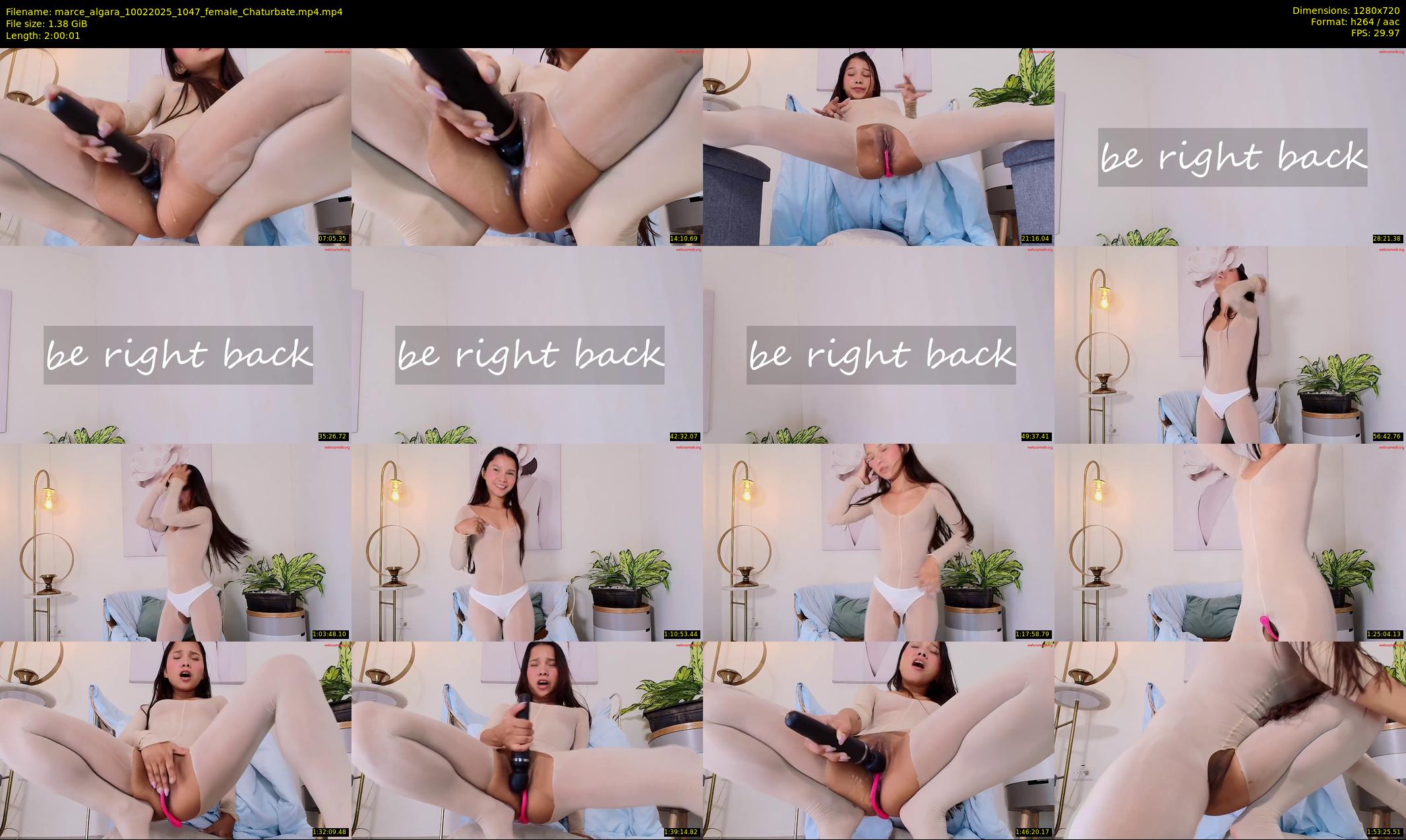 marce_algara — 121 minute Chaturbate female cam show recording, 720p, Feb 10, 2025