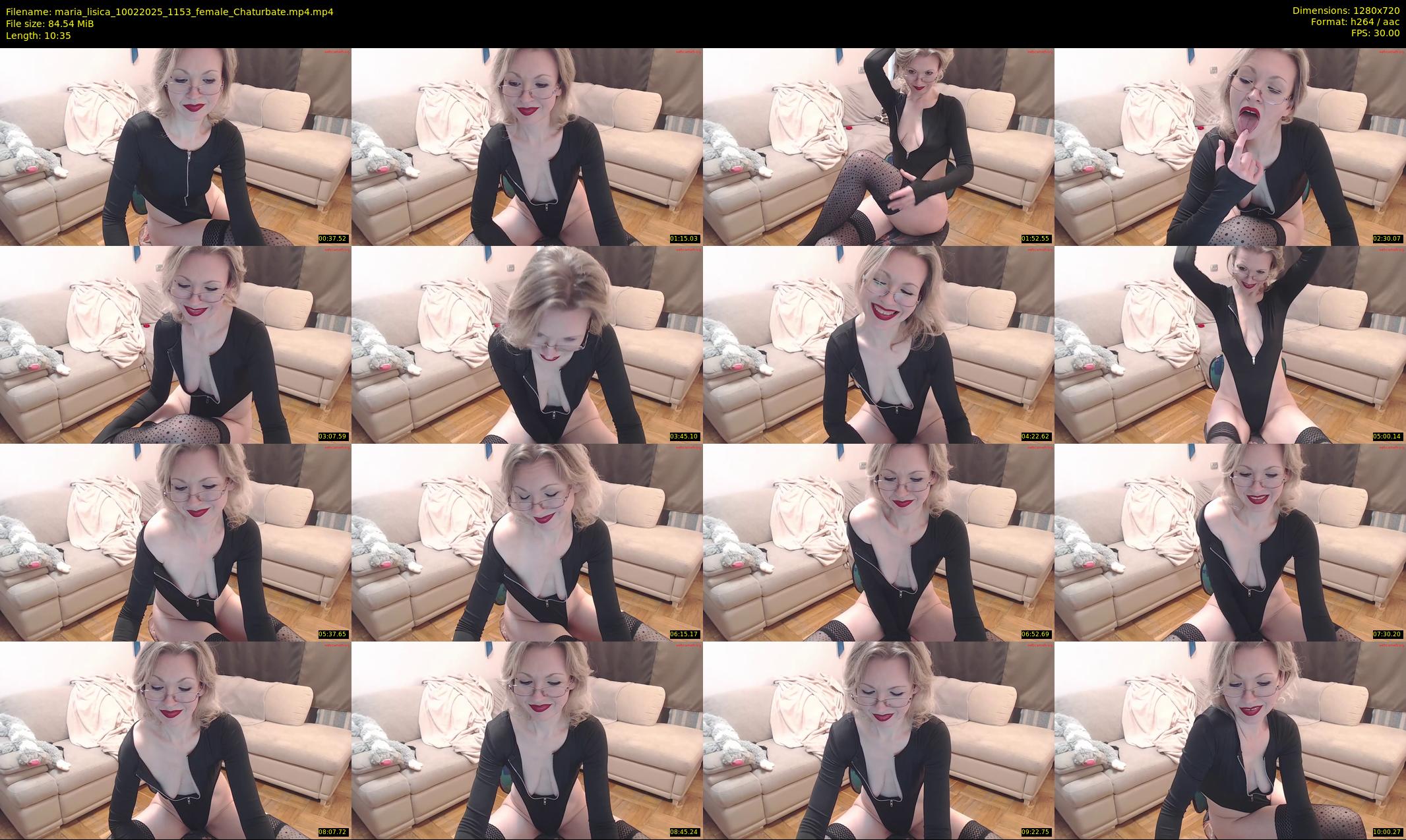 maria_lisica — 11 minute Chaturbate female cam show recording, 720p, Feb 10, 2025