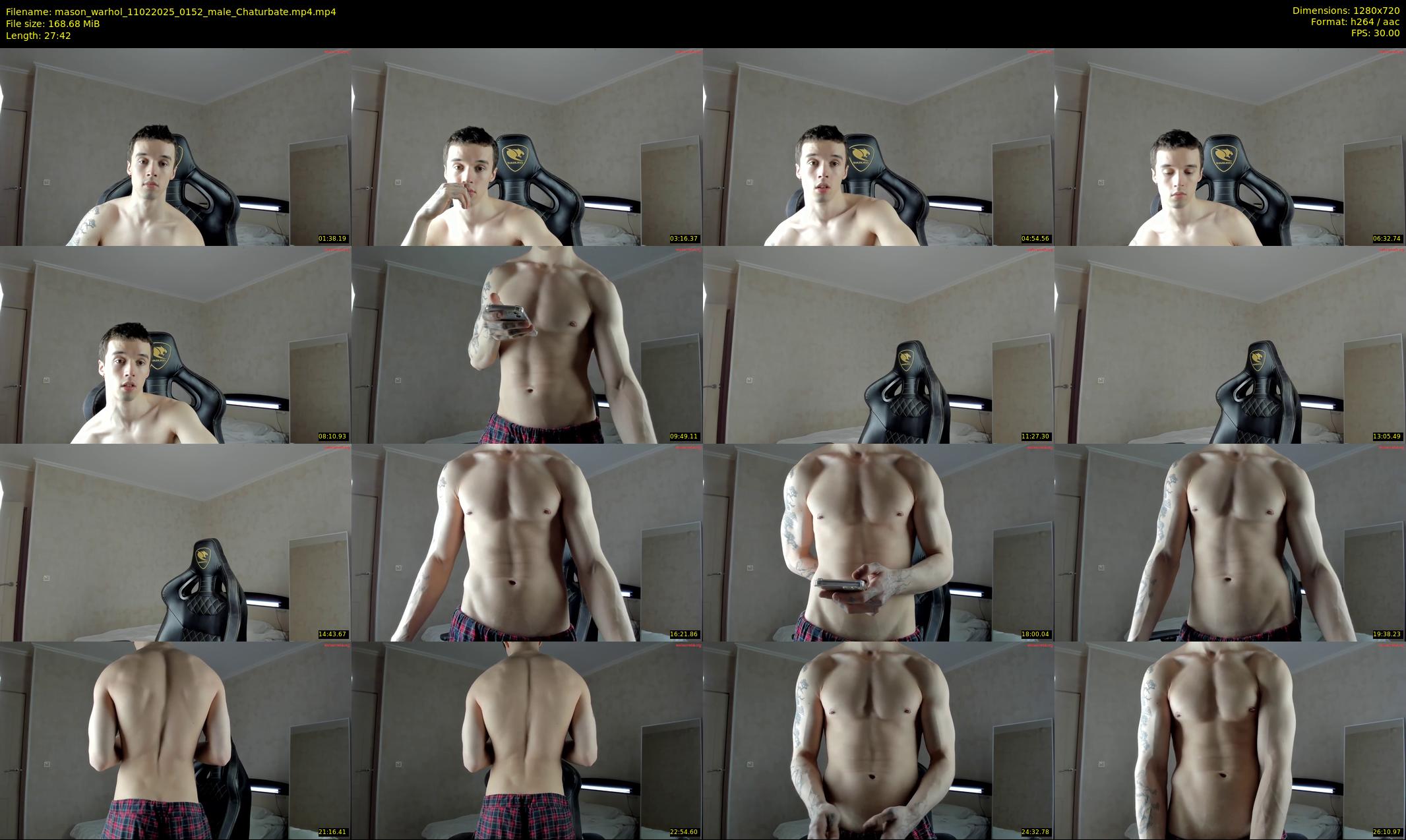 mason_warhol — 28 minute Chaturbate male cam show recording, 720p, Feb 11, 2025
