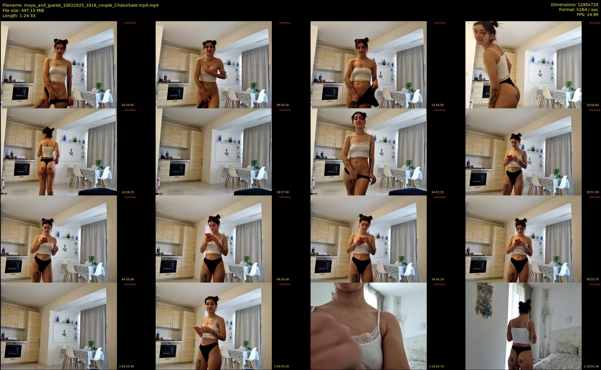 maya_and_guests — 85 minute Chaturbate couple cam show recording, 720p, Feb 10, 2025